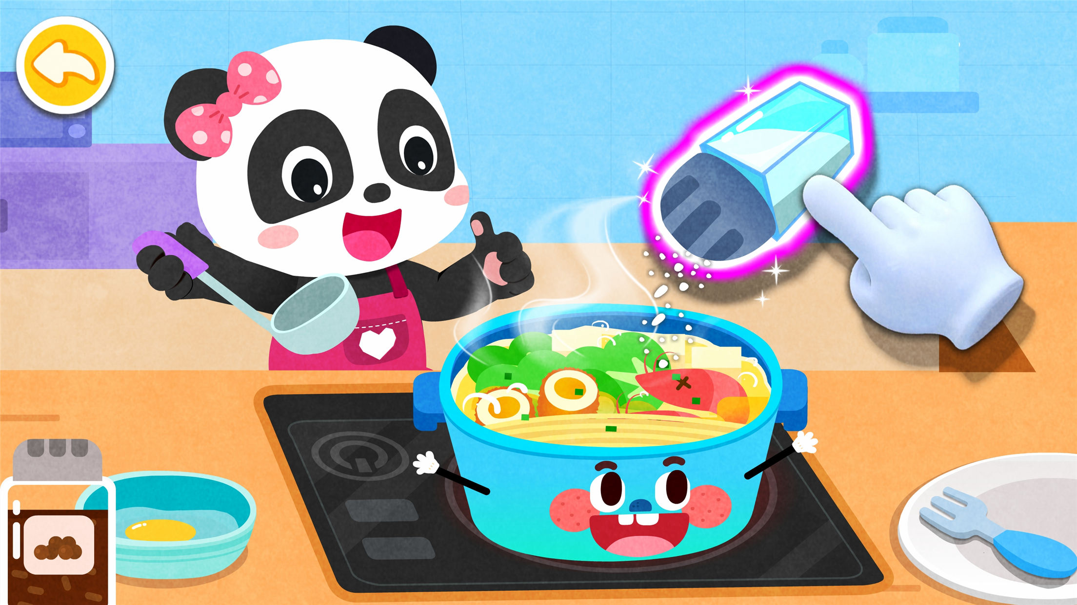 اسکرین شات 3 بازی Baby Panda's Kitchen Party