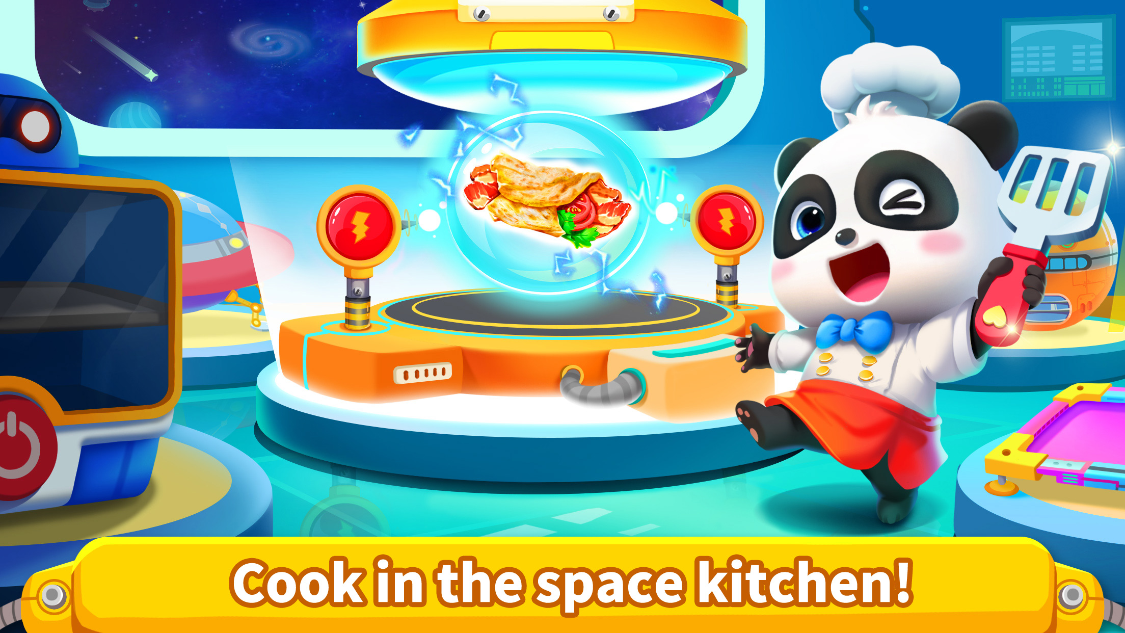 اسکرین شات 6 بازی Little Panda's Space Kitchen