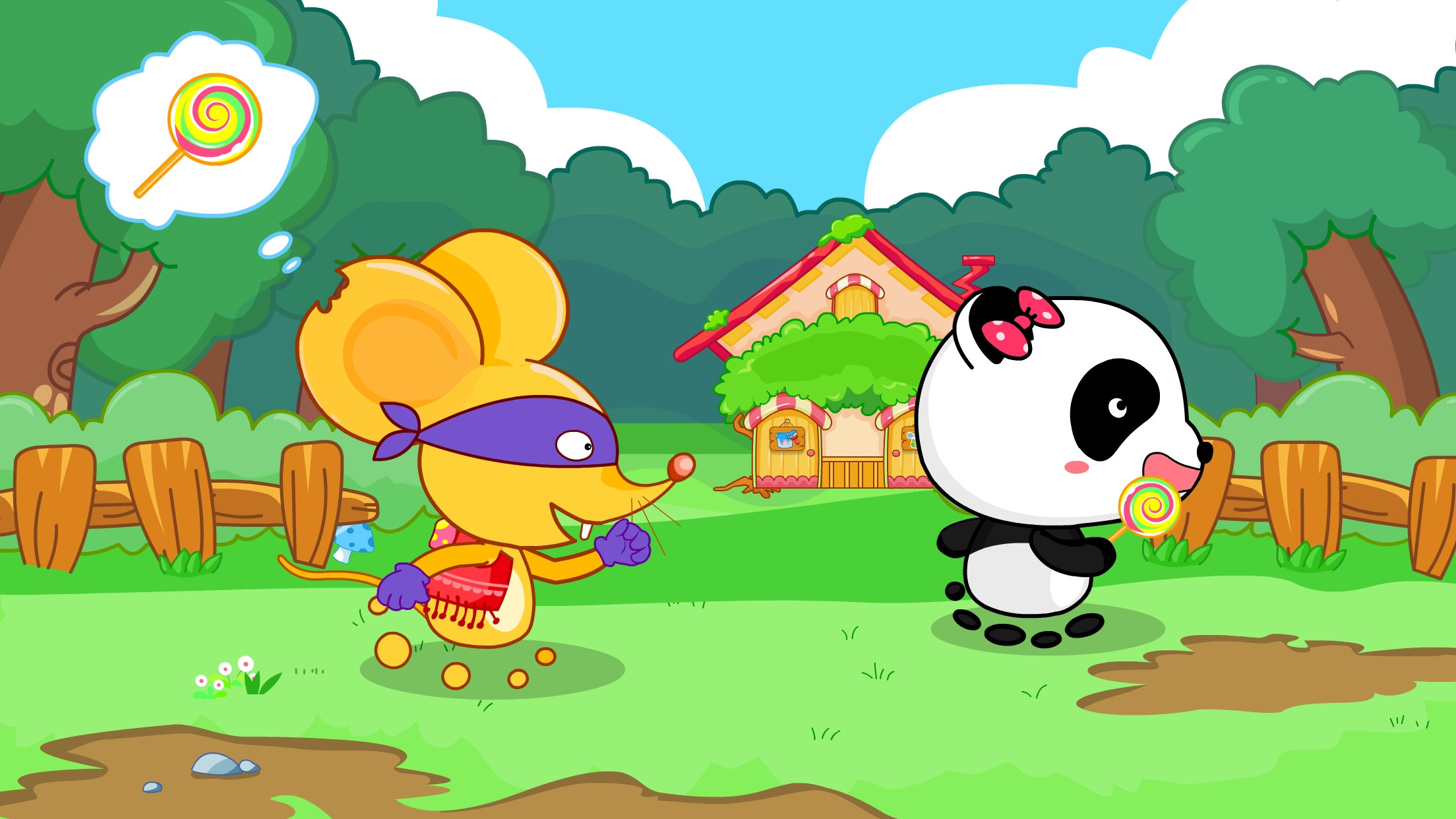 اسکرین شات 4 بازی Baby Panda's Color Mixing