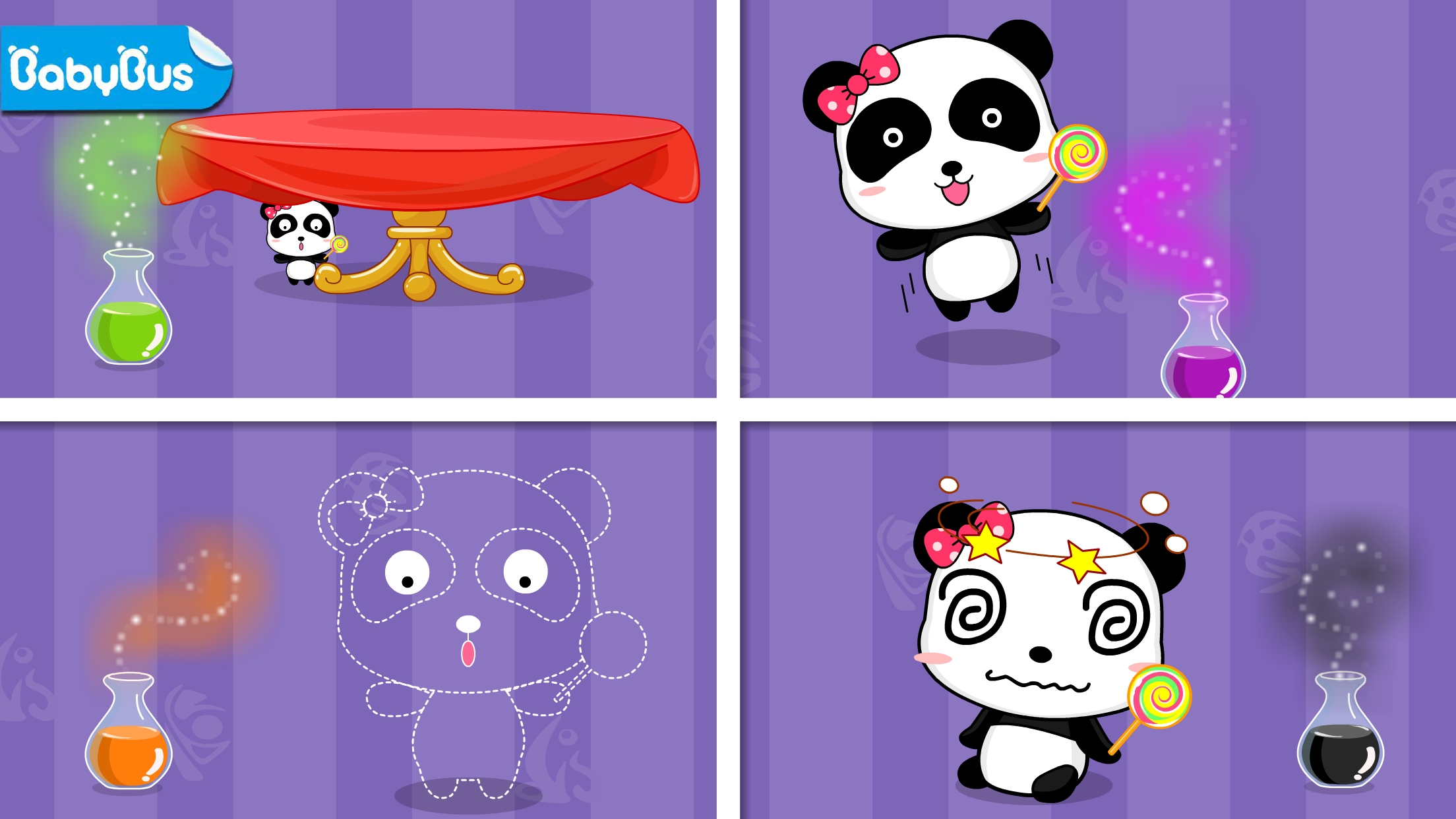 اسکرین شات 1 بازی Baby Panda's Color Mixing