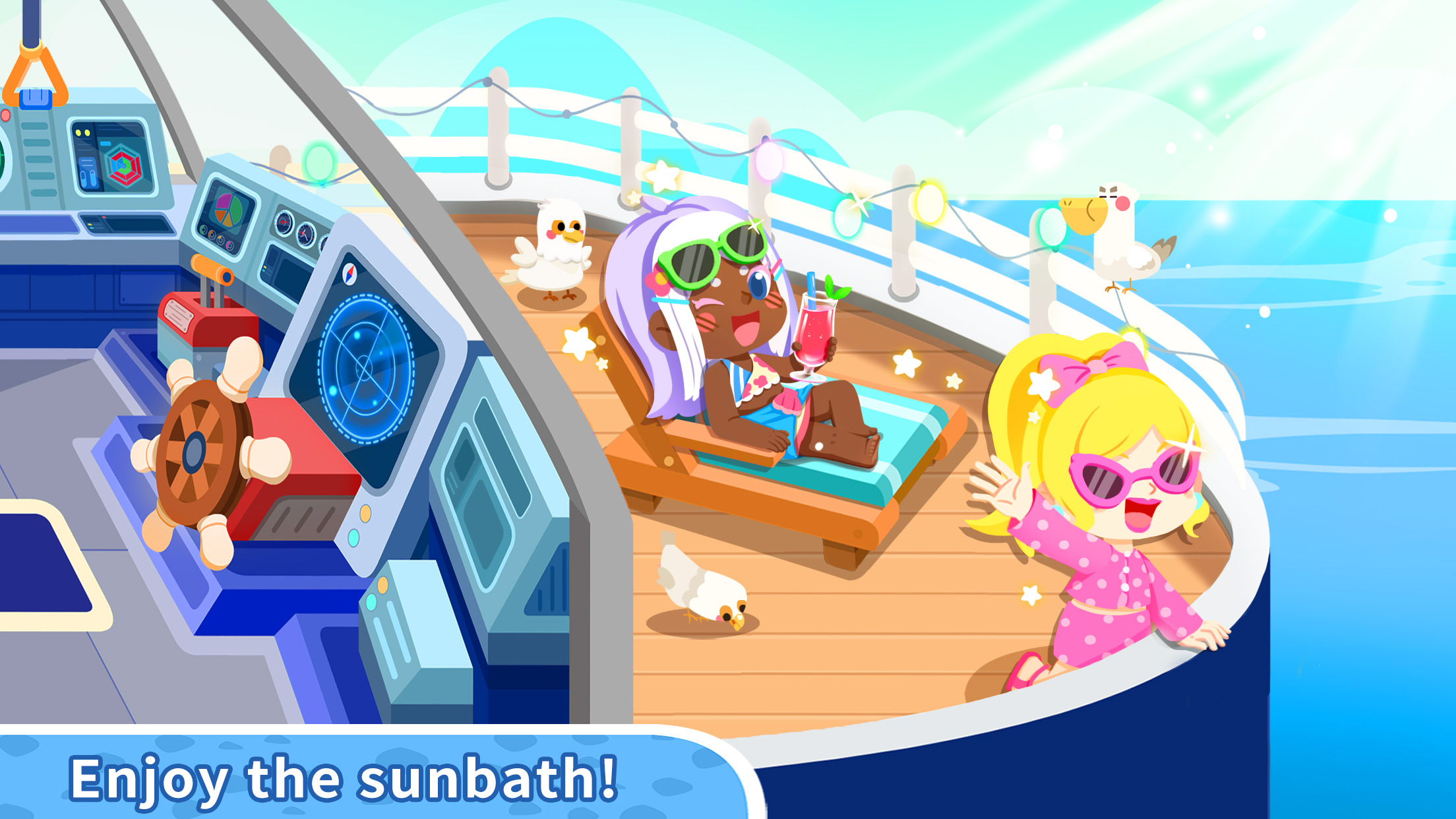 اسکرین شات 2 بازی Baby Panda's Town: Vacation