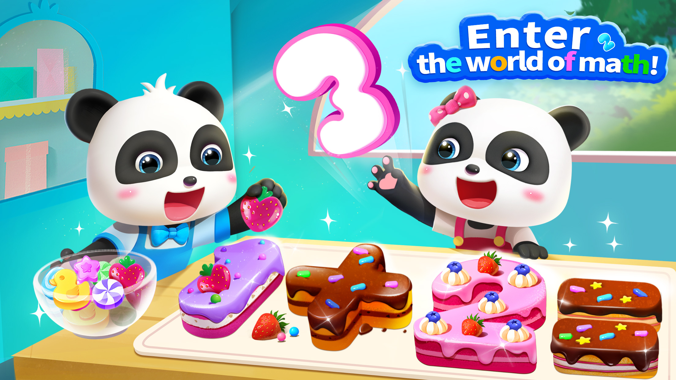 اسکرین شات 2 بازی BabyBus Kids Math Games