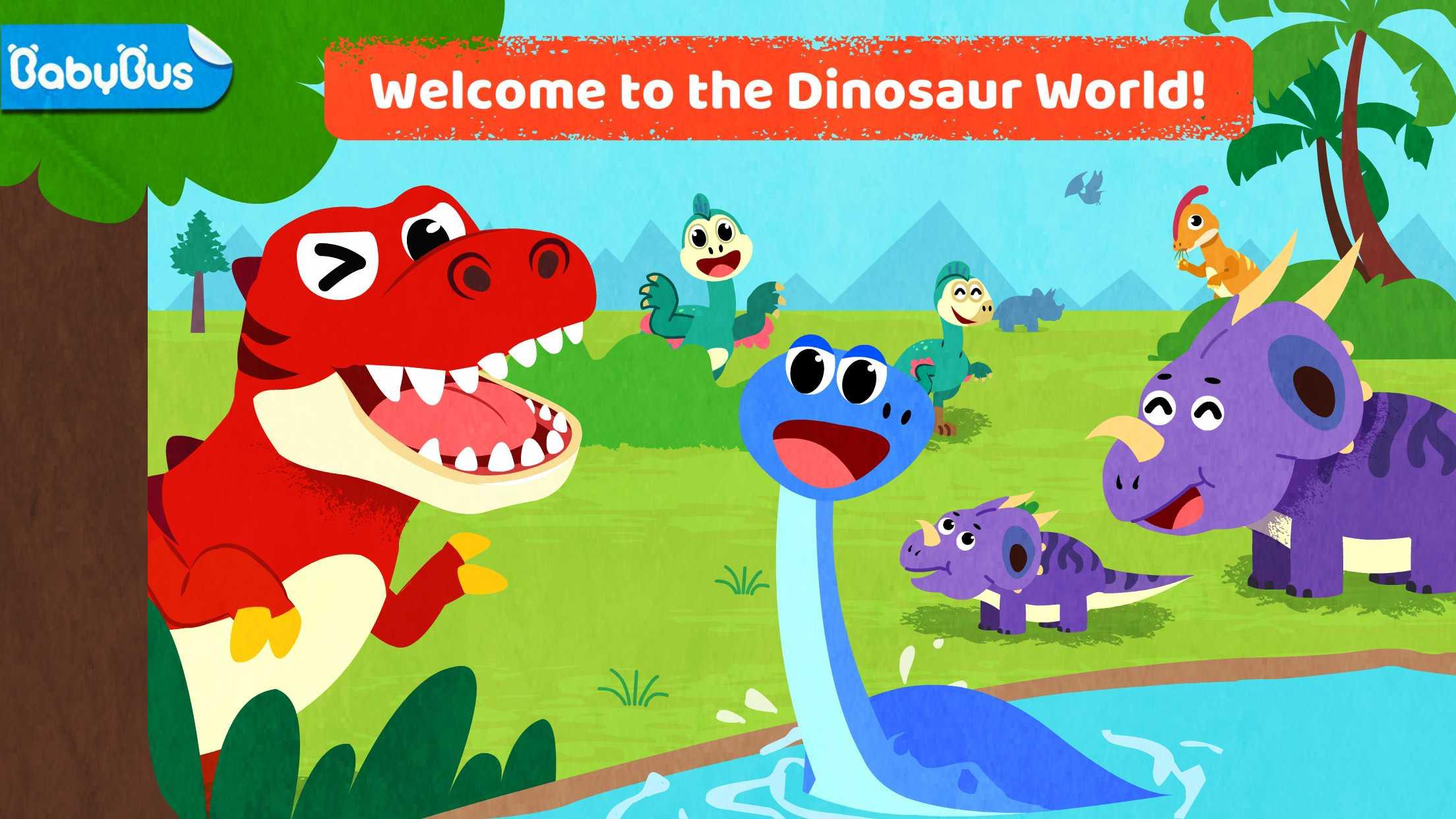 اسکرین شات 1 بازی Baby Panda's Dinosaur World