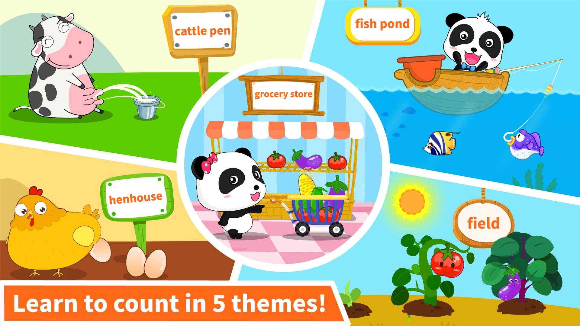 اسکرین شات 4 بازی Baby Panda Learns Numbers