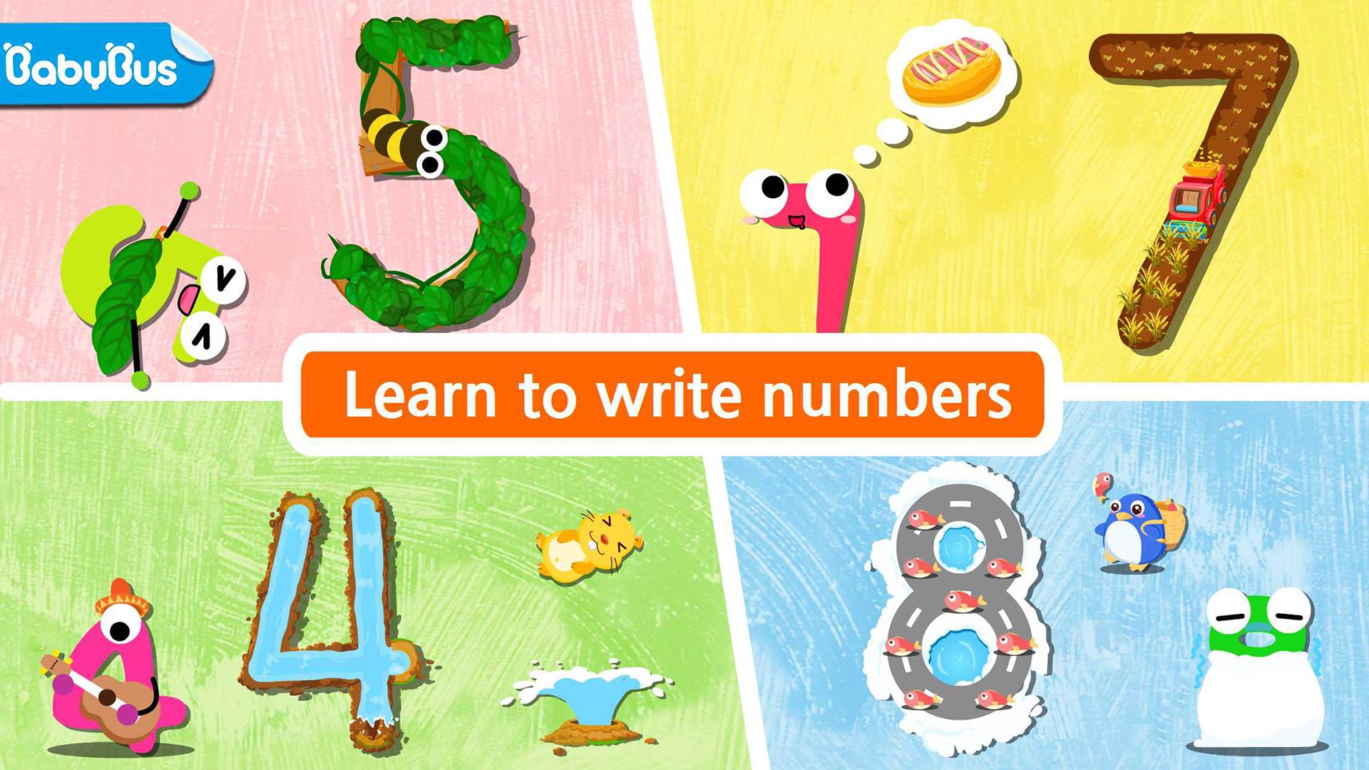 اسکرین شات 1 بازی Baby Panda’s Numbers