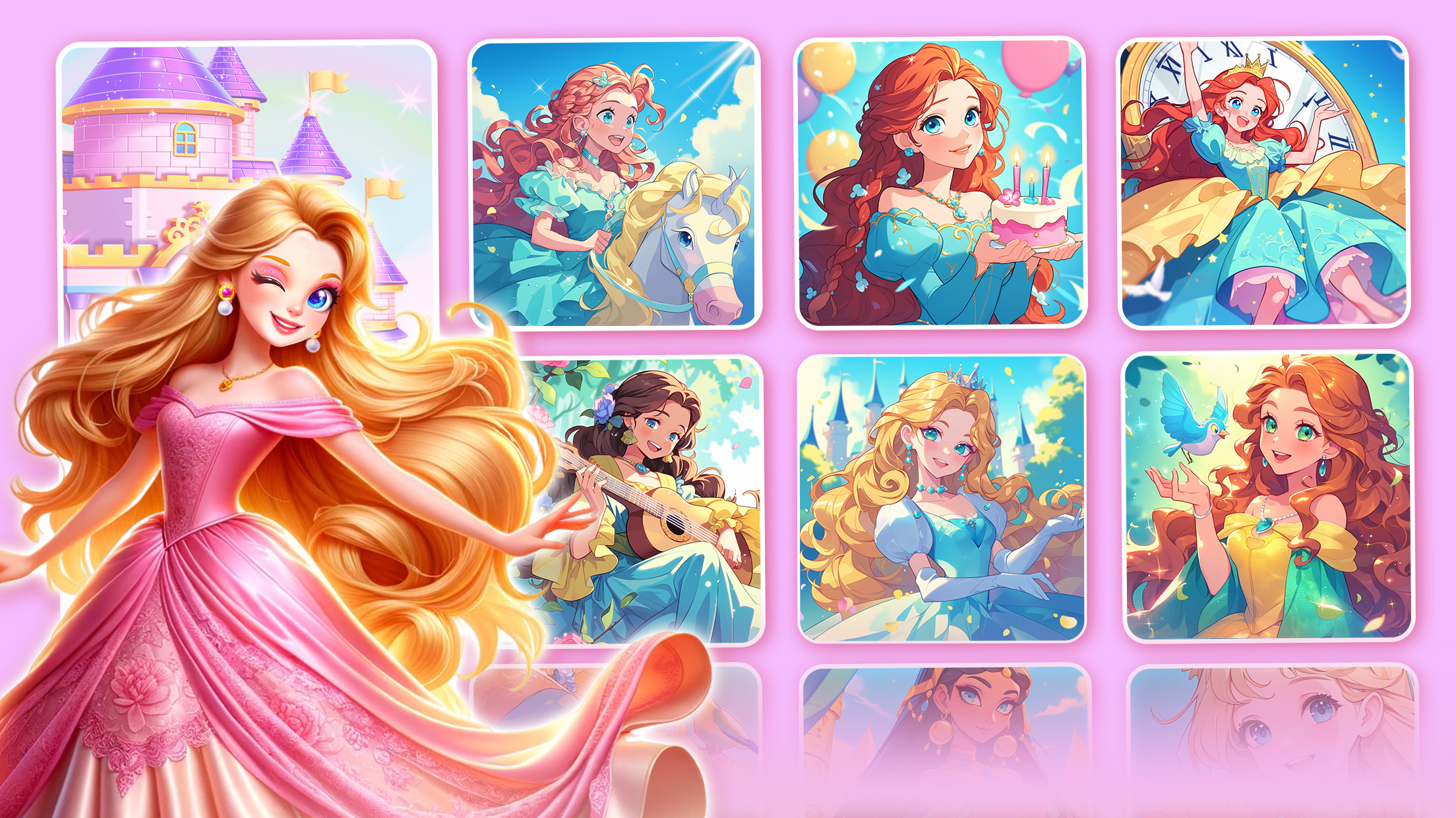 اسکرین شات 8 بازی Princess Game Fantasy Coloring