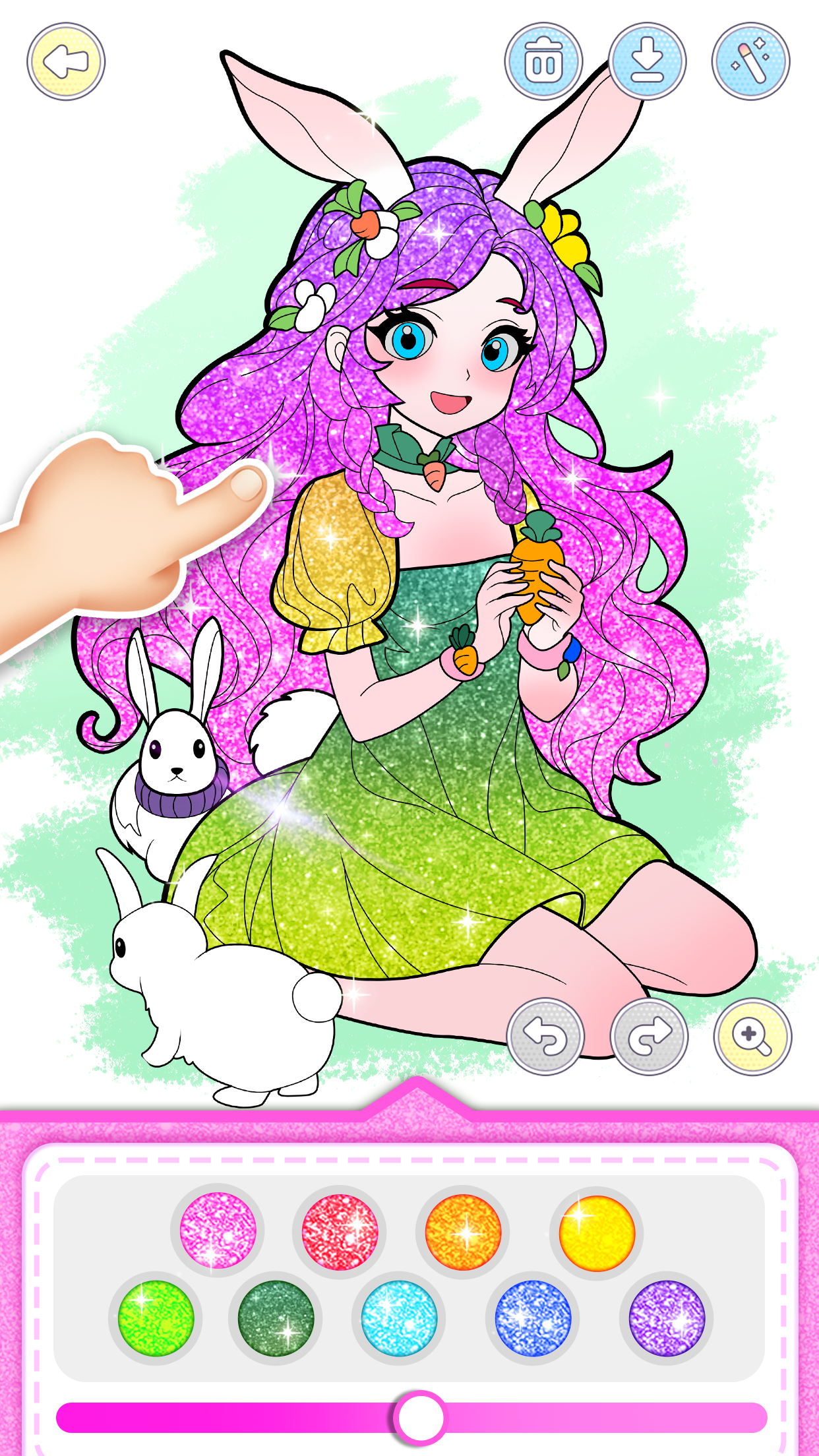 اسکرین شات 4 بازی Princess Game Fantasy Coloring