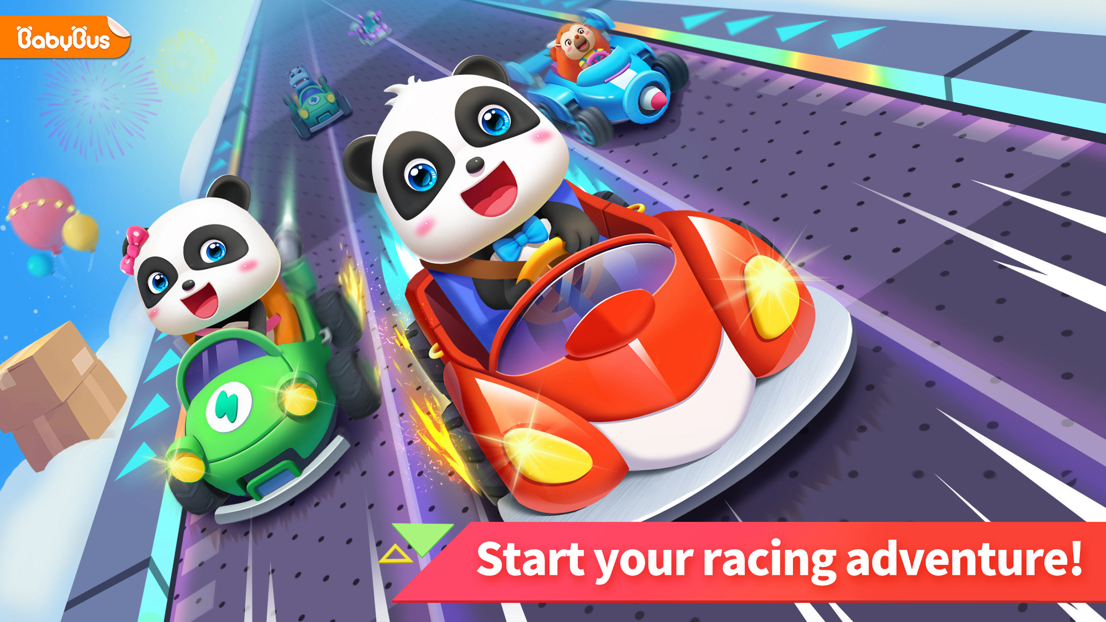 اسکرین شات 1 بازی Little Panda's Car Driving