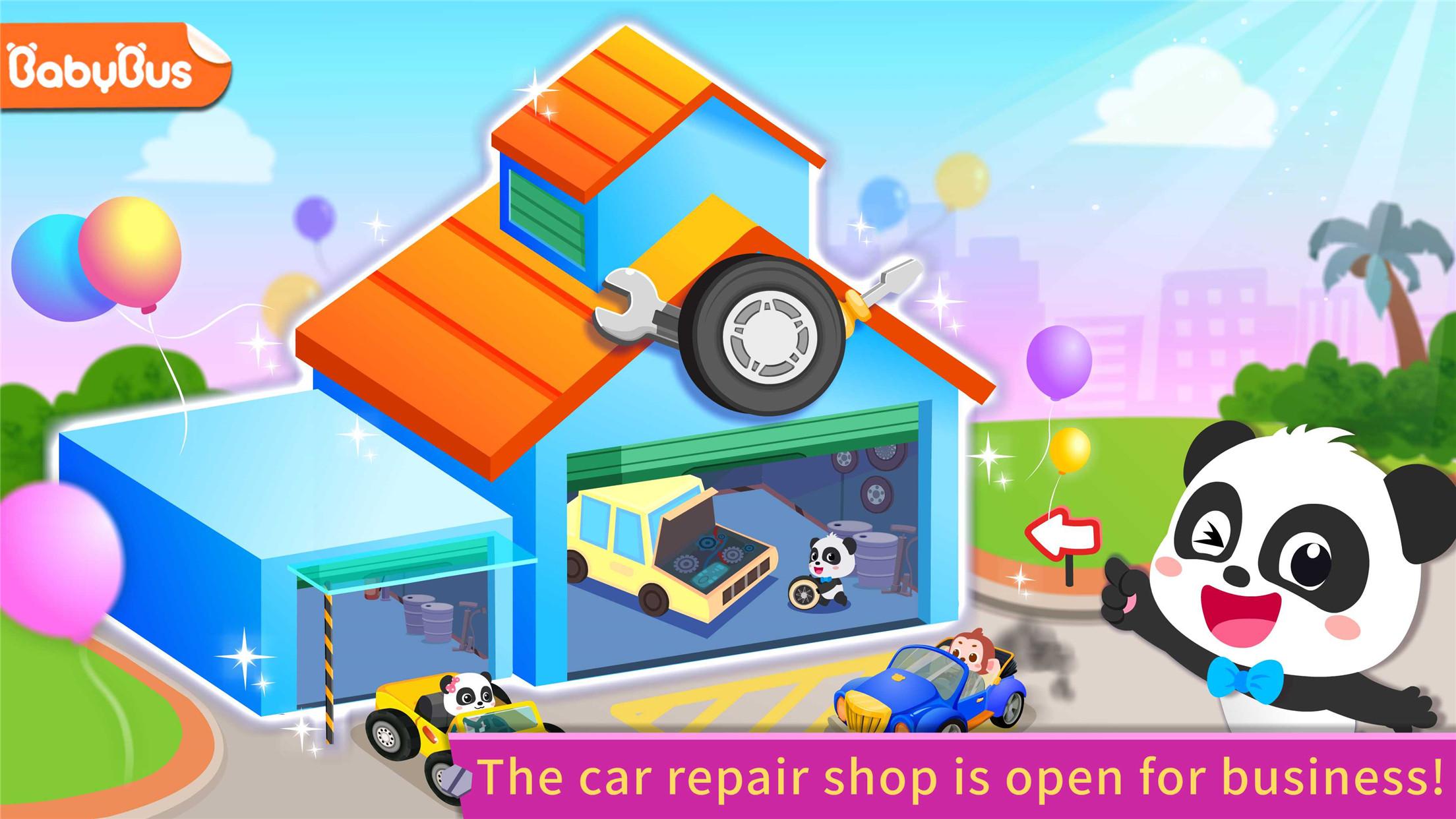 اسکرین شات 1 بازی Little Panda's Car Repair