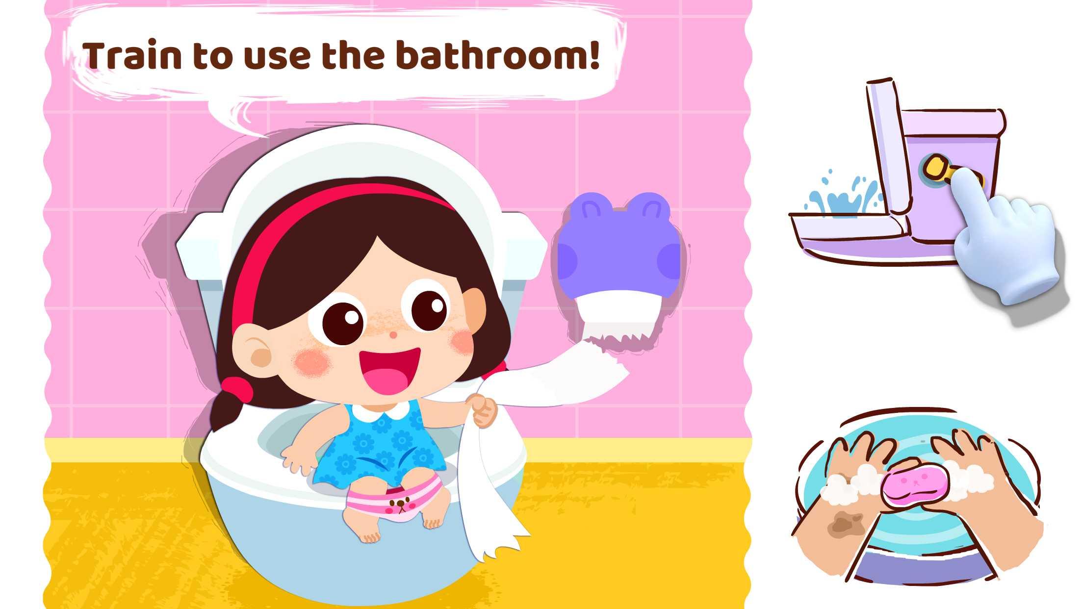 اسکرین شات 4 بازی Baby Panda's Daily Habits