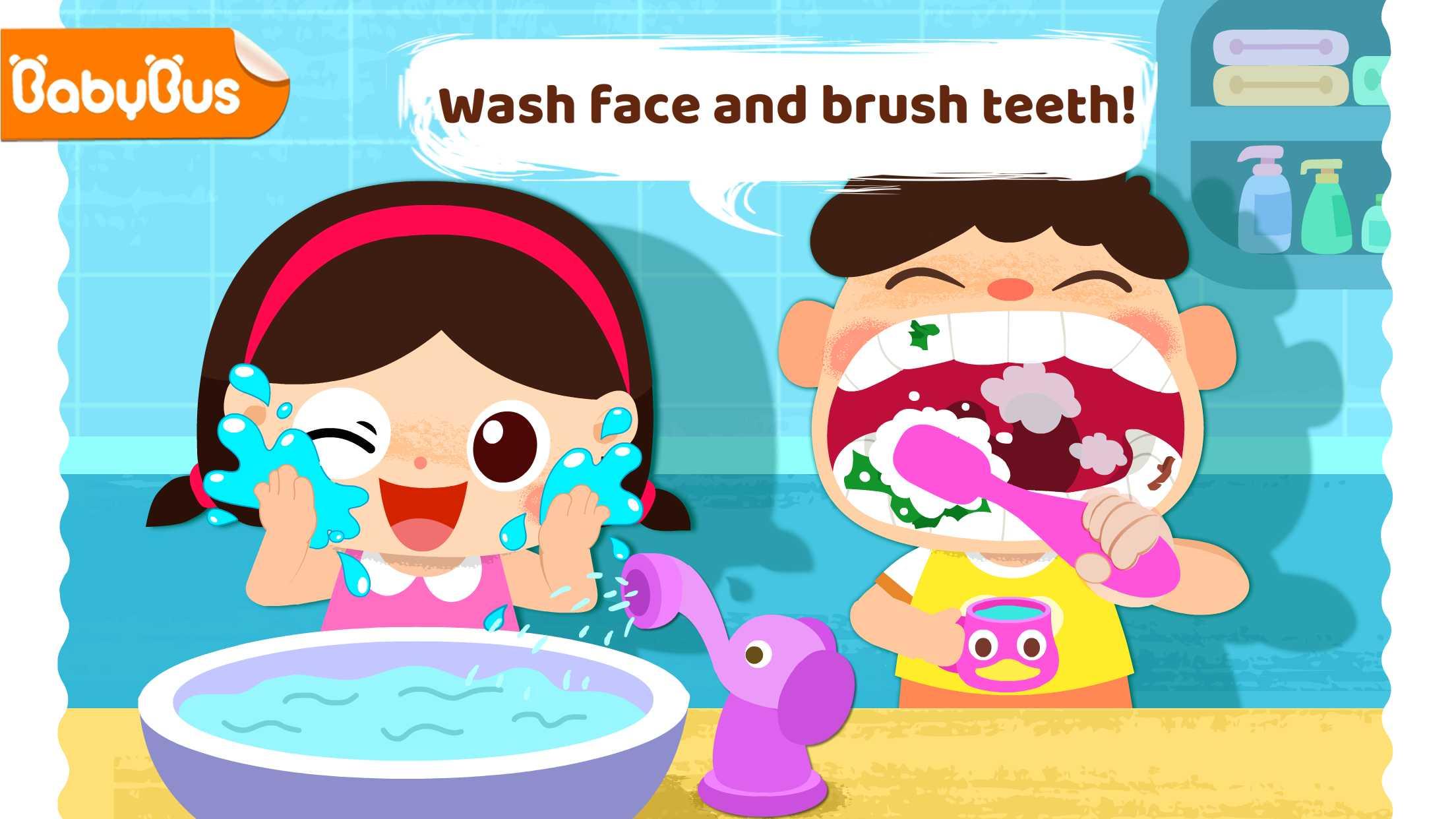 اسکرین شات 1 بازی Baby Panda's Daily Habits
