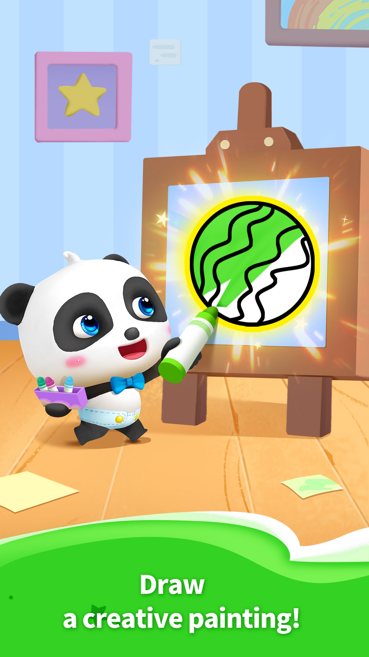 اسکرین شات 5 بازی Talking Baby Panda-Virtual Pet