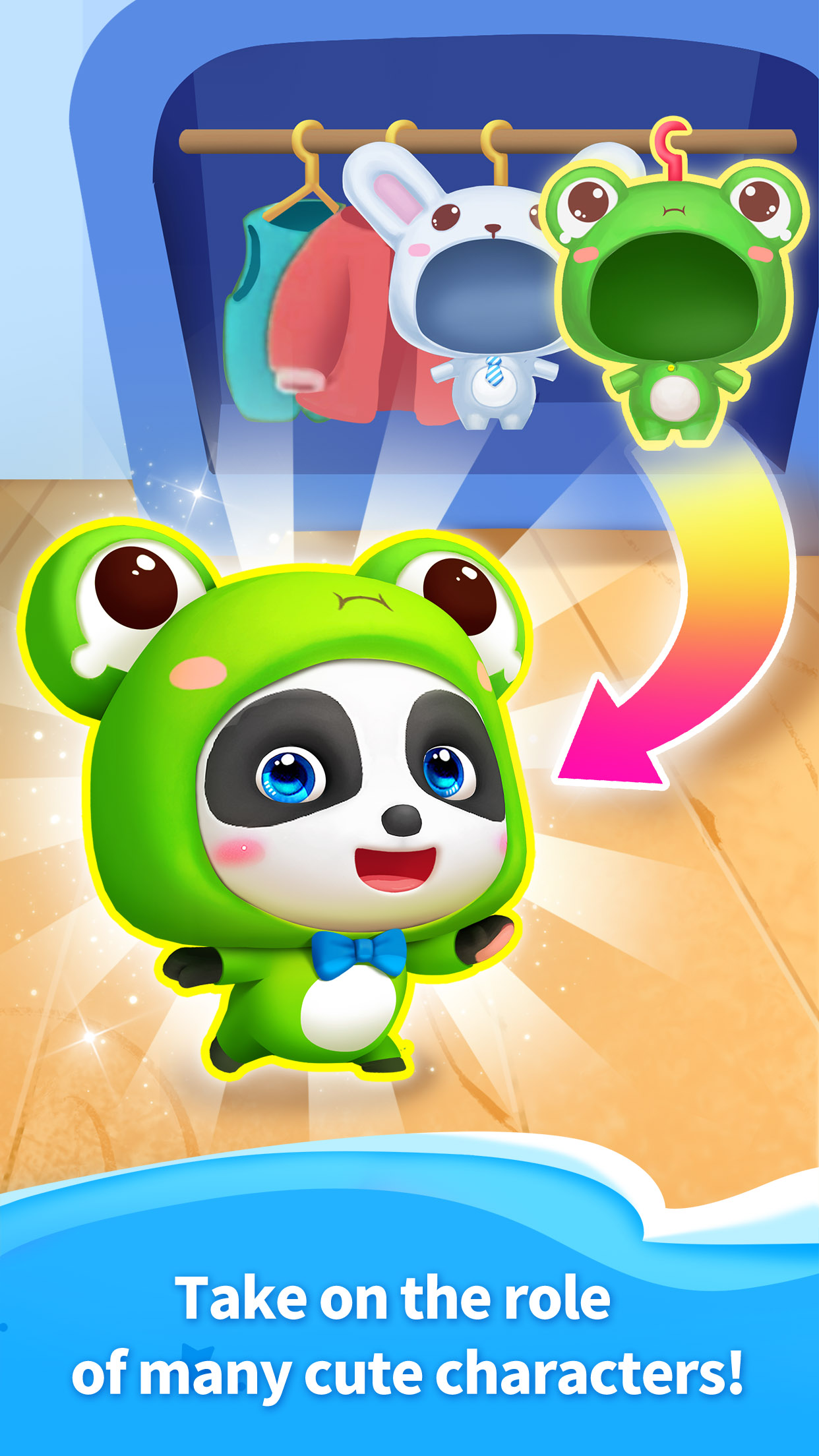 اسکرین شات 2 بازی Talking Baby Panda-Virtual Pet