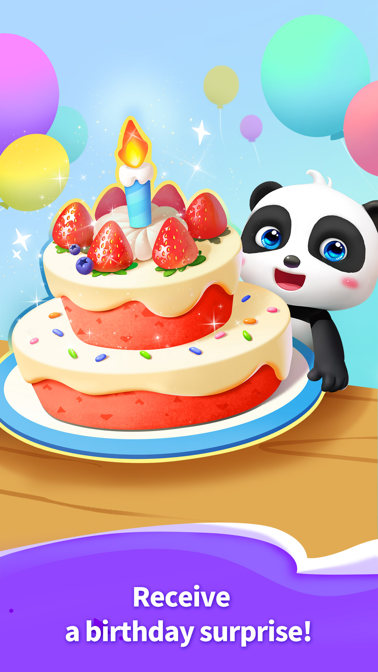 اسکرین شات 3 بازی Talking Baby Panda-Virtual Pet