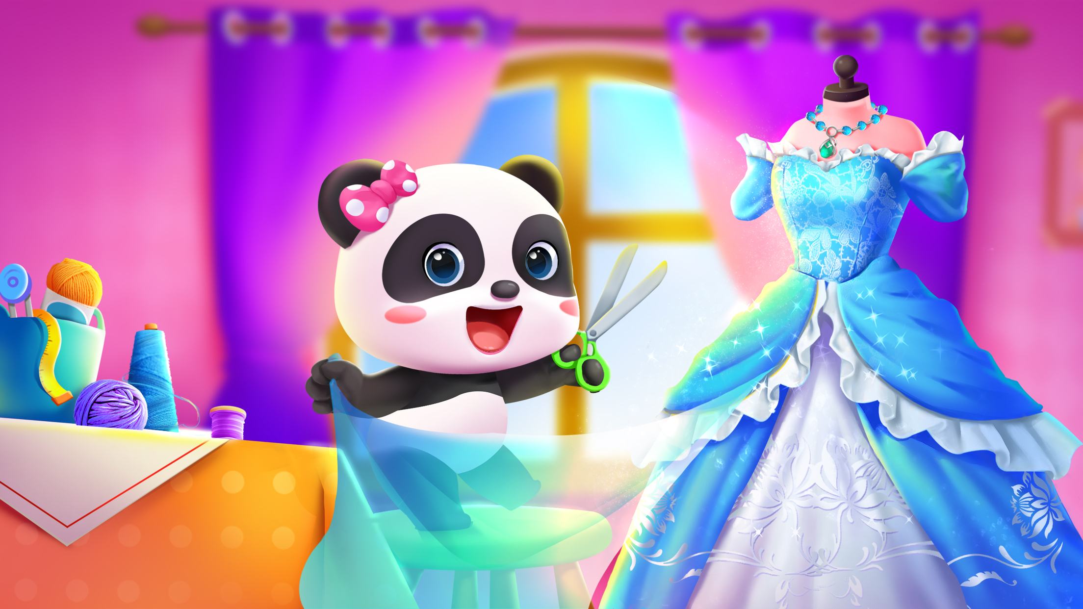 اسکرین شات 1 بازی Baby Panda's Fashion Dress Up