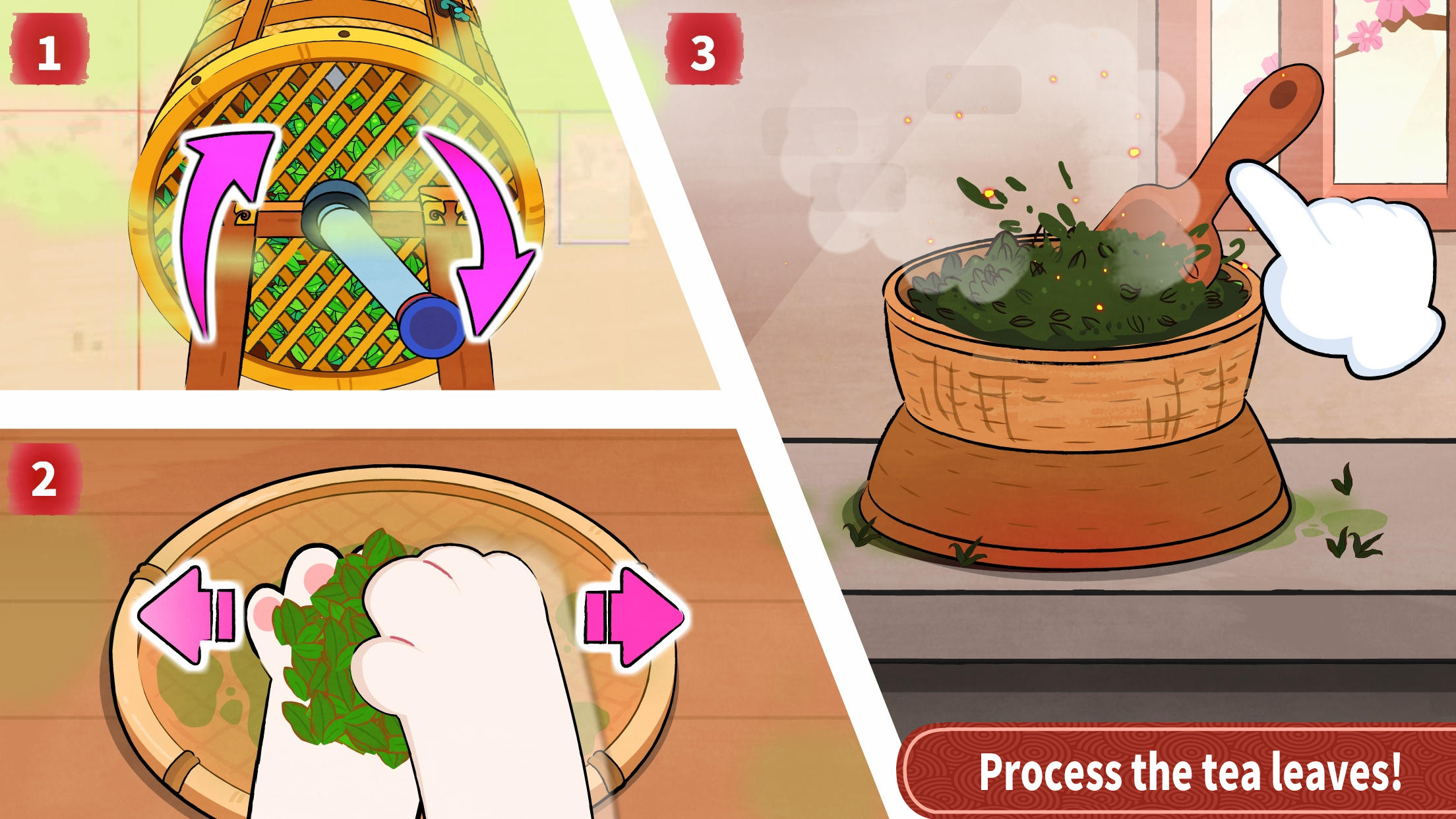 اسکرین شات 3 بازی Little Panda's Tea Garden