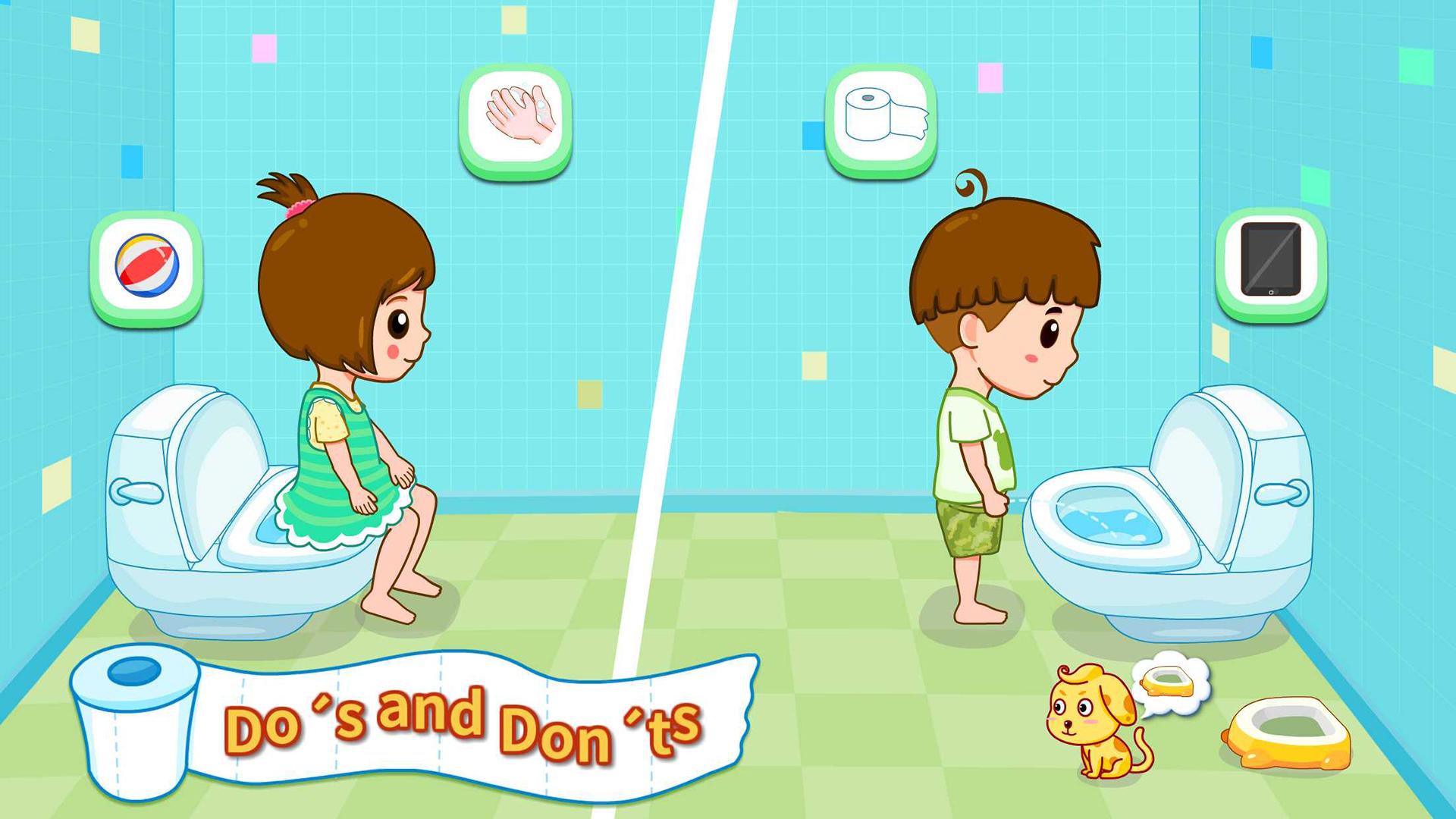 اسکرین شات 2 بازی Baby Panda’s Potty Training