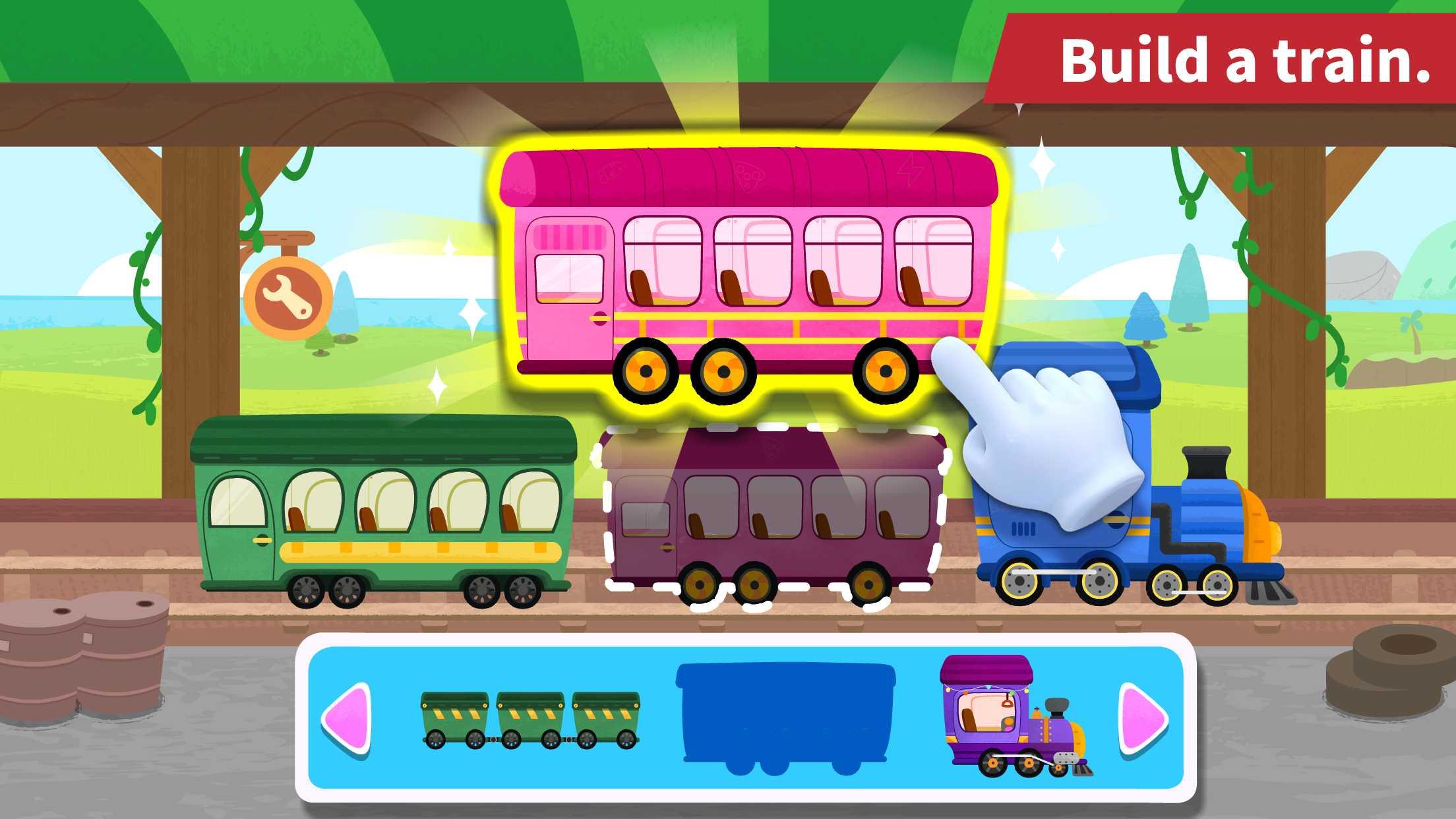 اسکرین شات 5 بازی Baby Panda's Train