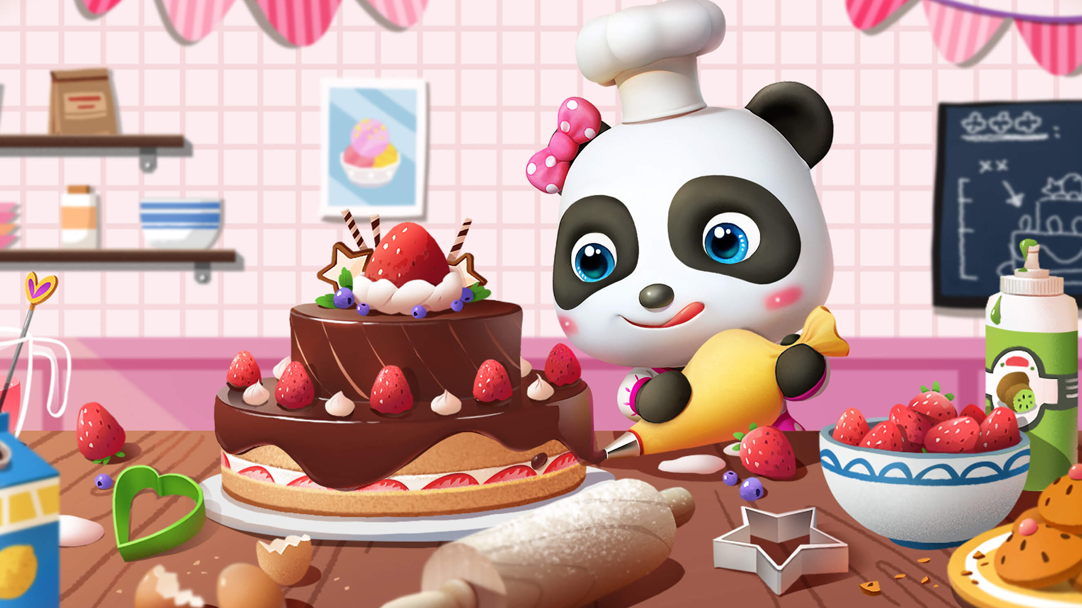 اسکرین شات 4 بازی Baby Panda World-Learning Game