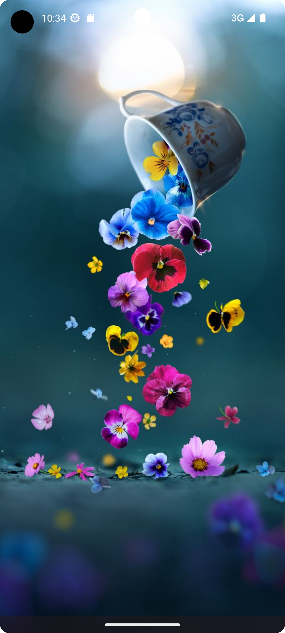 اسکرین شات 4 برنامه Flower Wallpapers - Flowrify