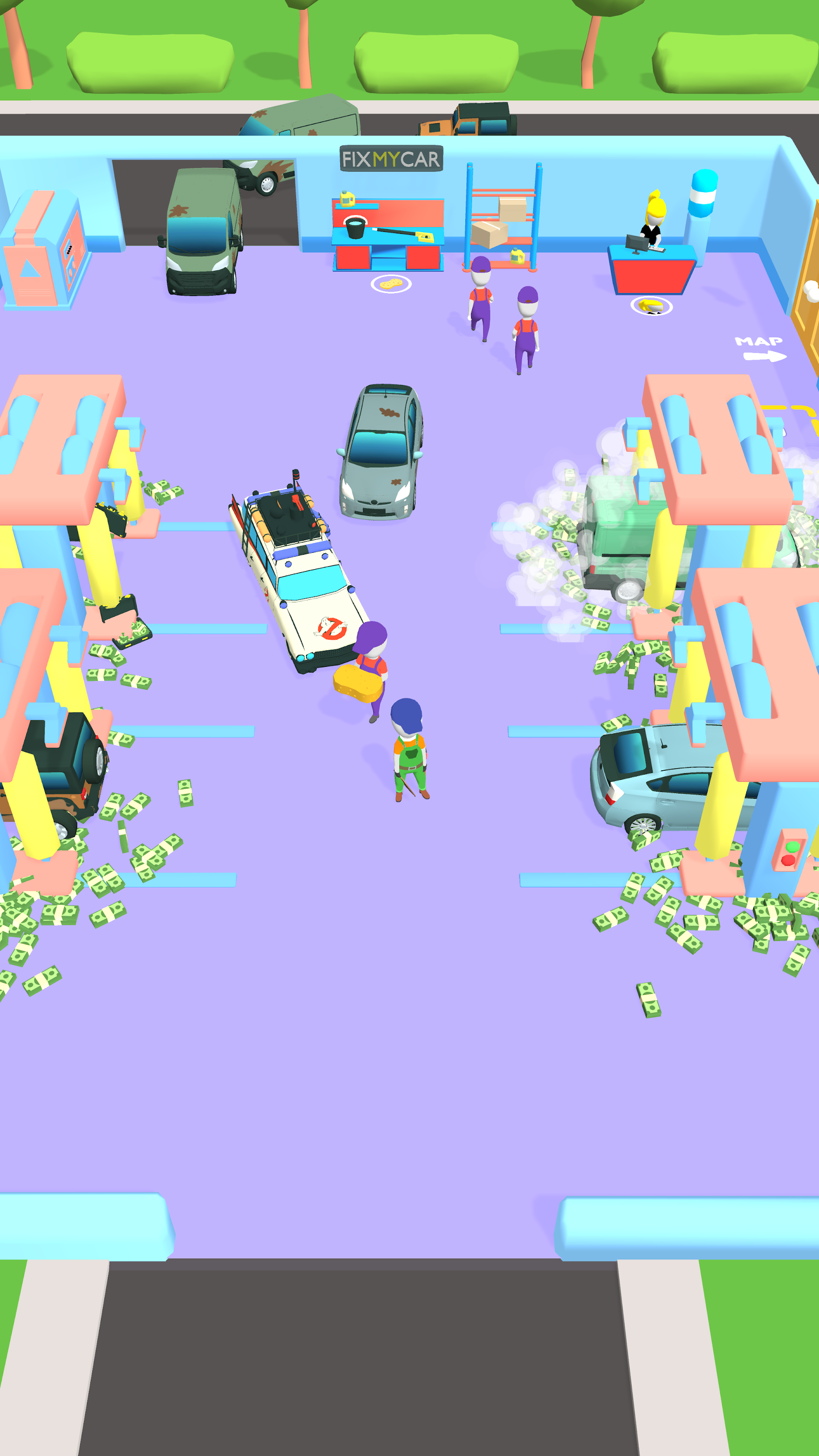اسکرین شات 2 بازی Idle Garage