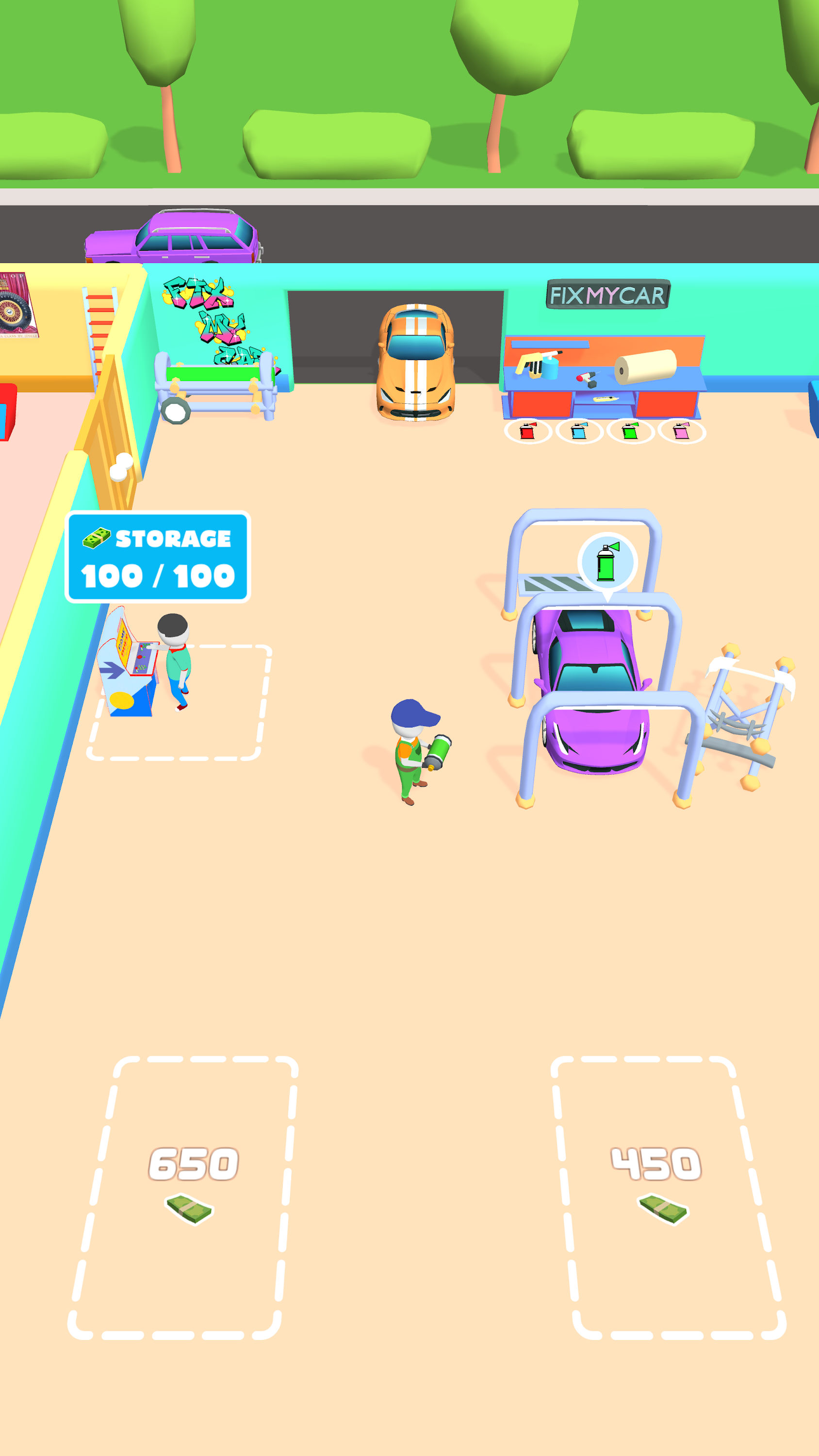 اسکرین شات 4 بازی Idle Garage
