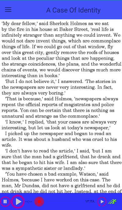 اسکرین شات 2 برنامه داستان های انگلیسی ( Elementary)