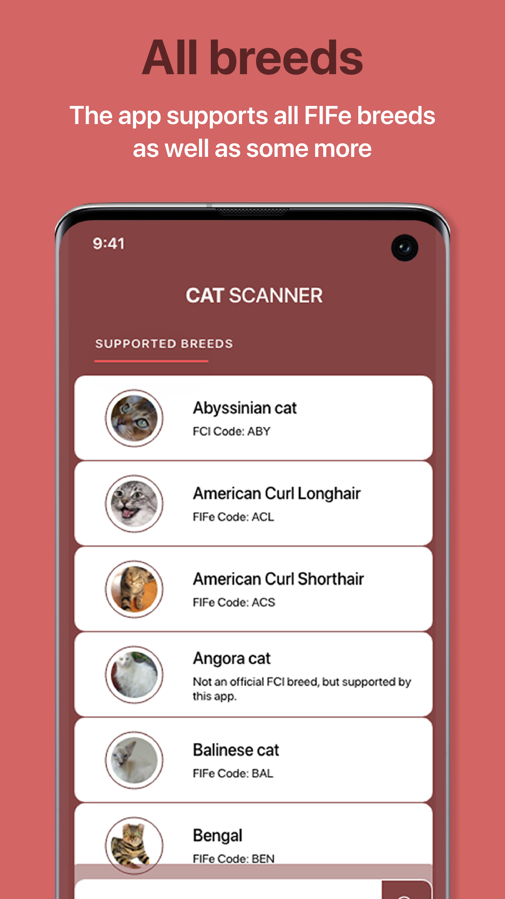 اسکرین شات 7 برنامه Cat Scanner: Breed Recognition