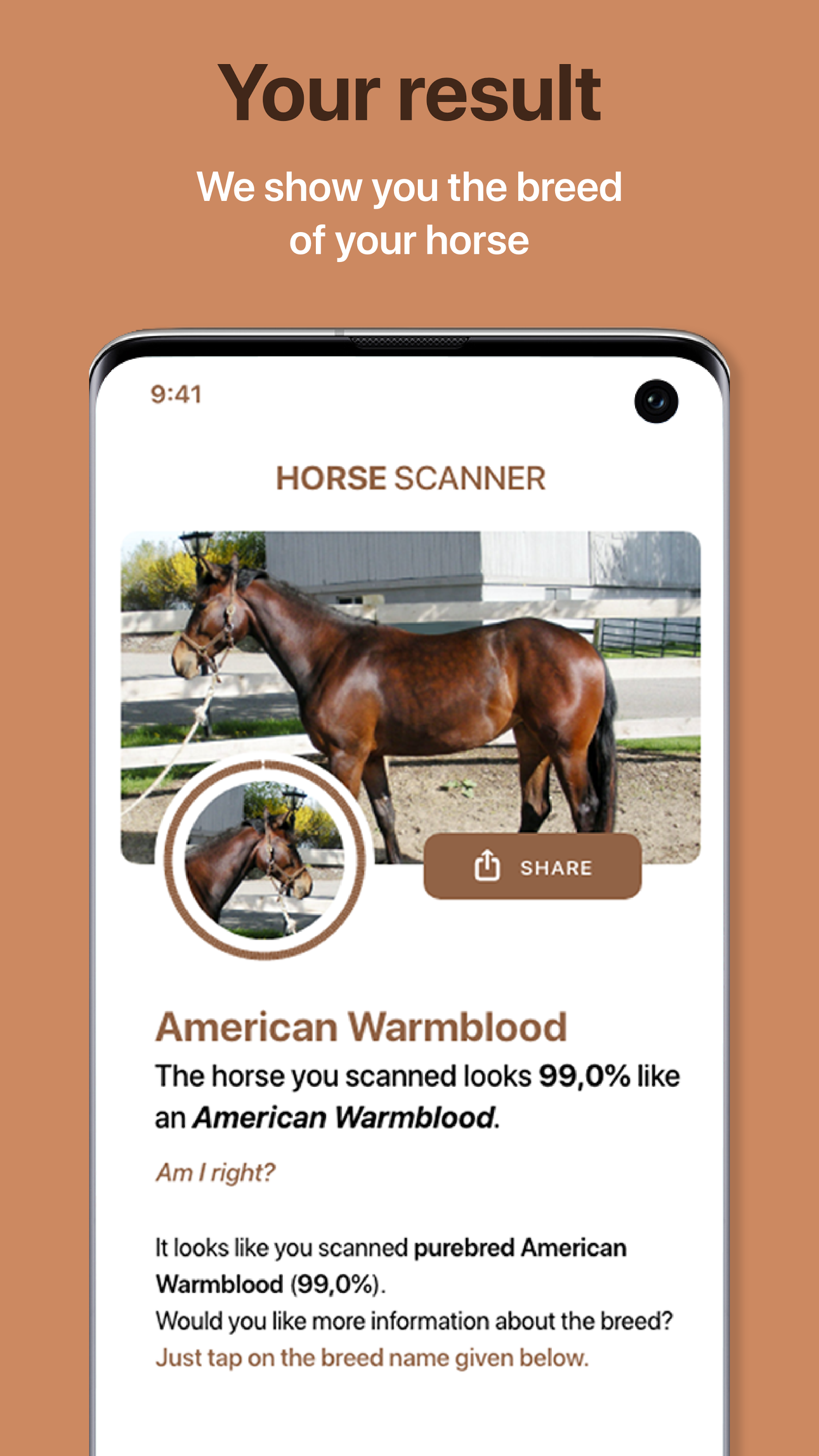 اسکرین شات 3 برنامه Horse Scanner