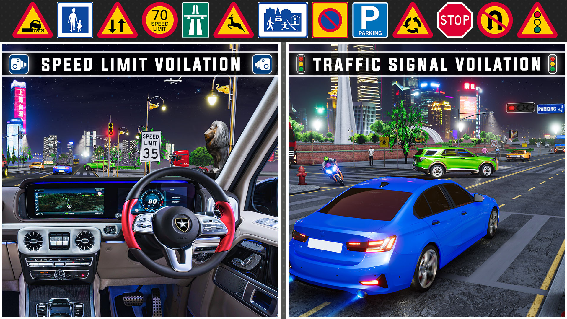 اسکرین شات 8 بازی Car Games: City Driving School