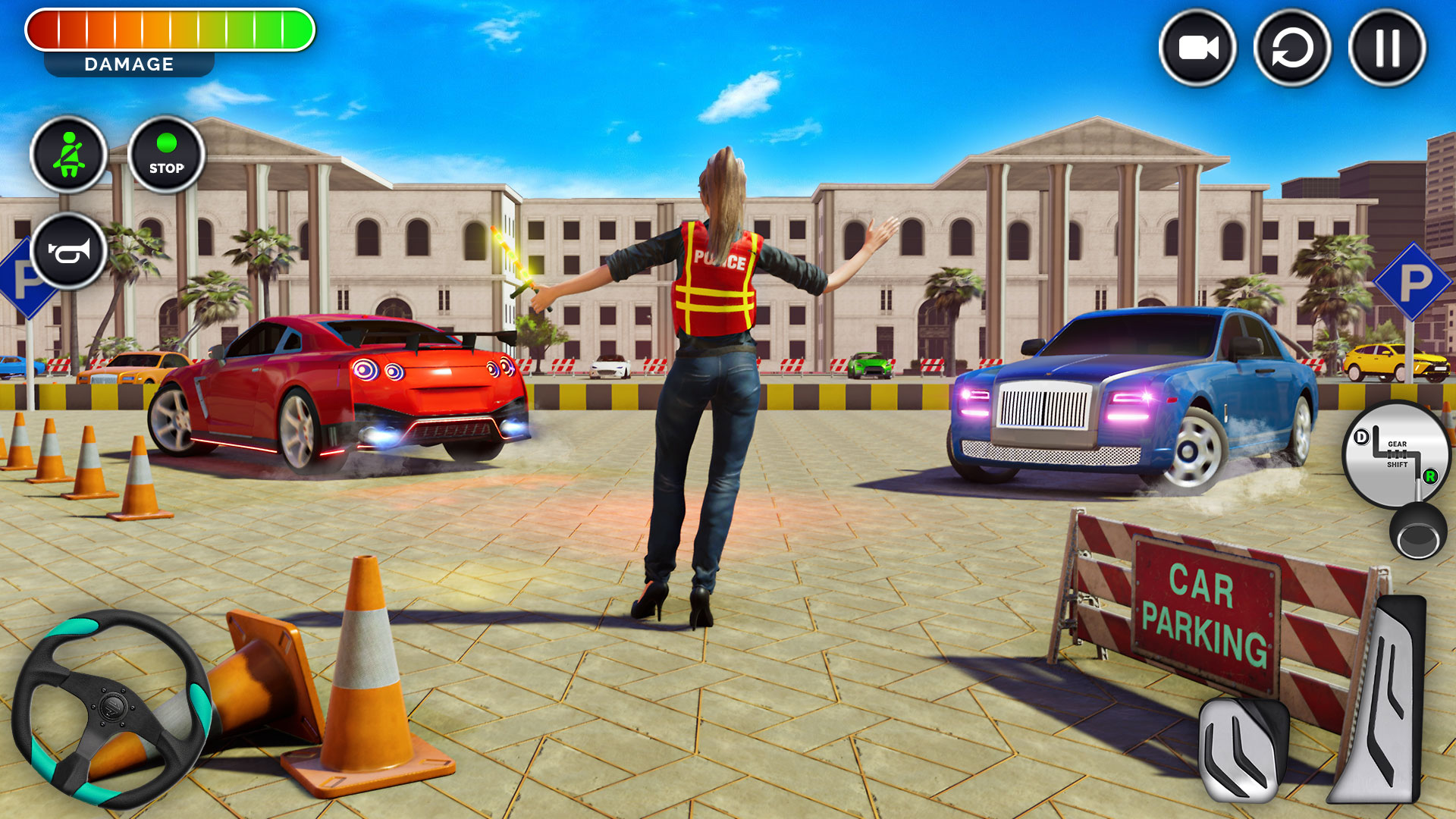 اسکرین شات 3 بازی Car Games: City Driving School