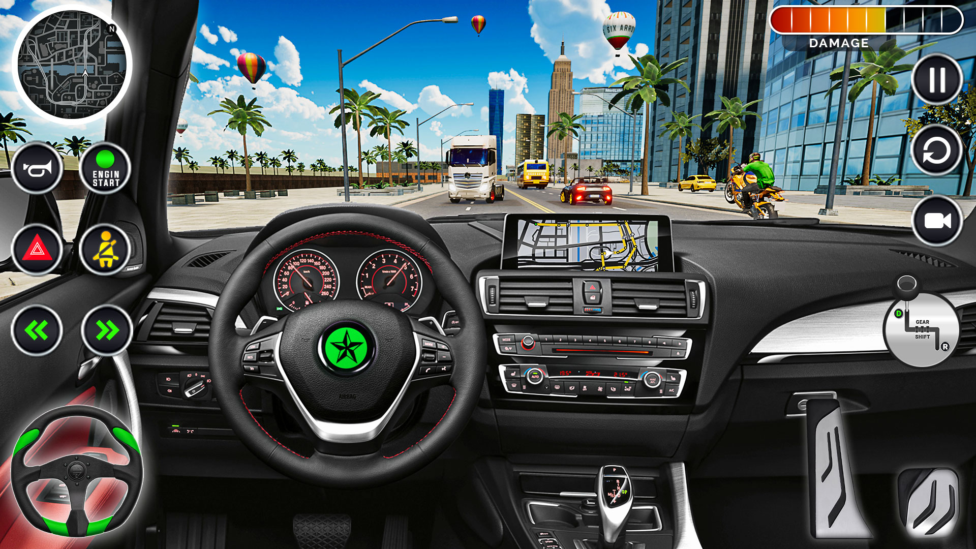 اسکرین شات 5 بازی Car Games: City Driving School