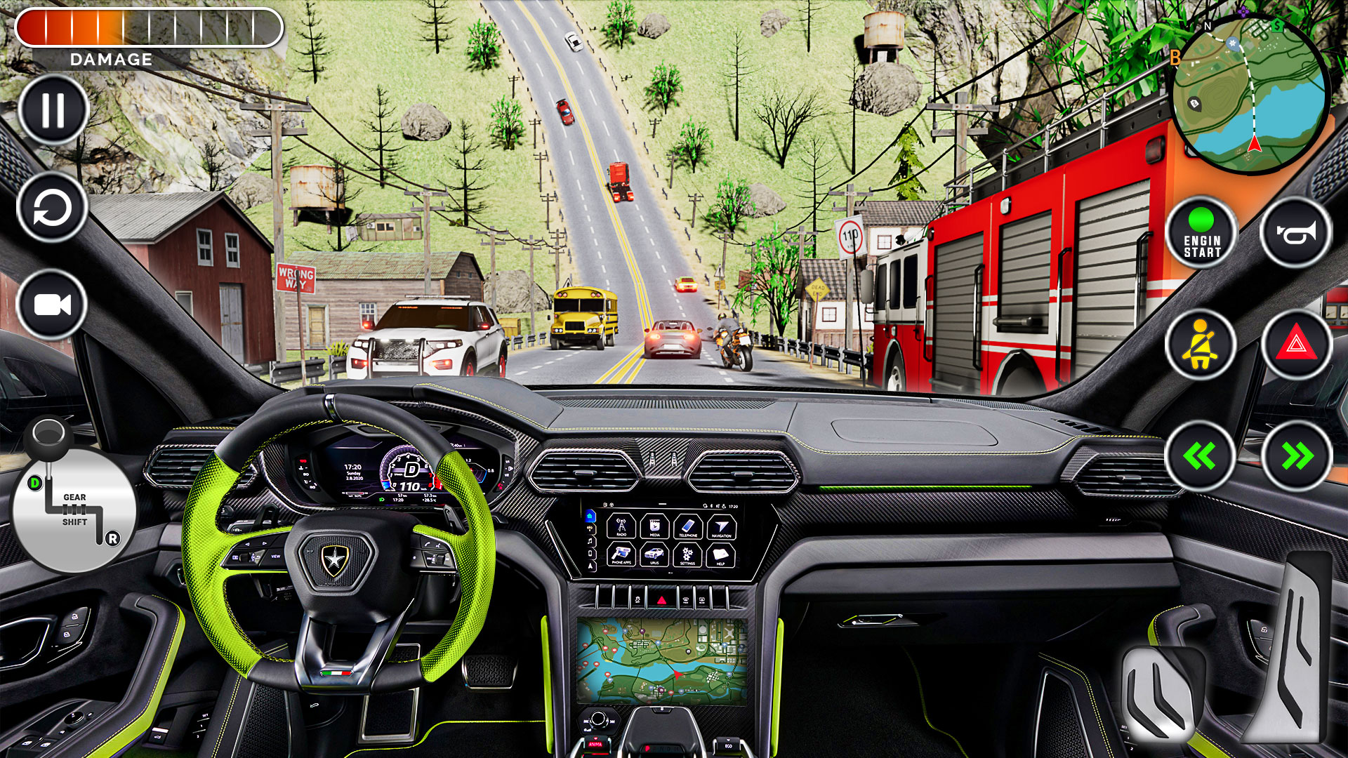اسکرین شات 7 بازی Car Games: City Driving School