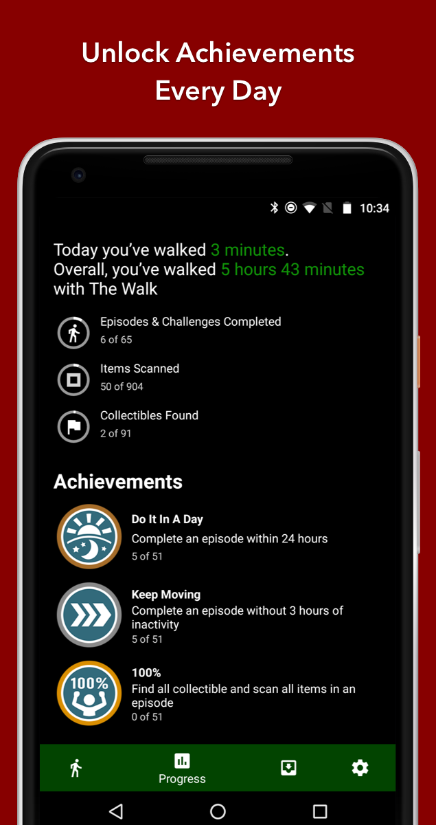 اسکرین شات 3 برنامه The Walk: Fitness Game