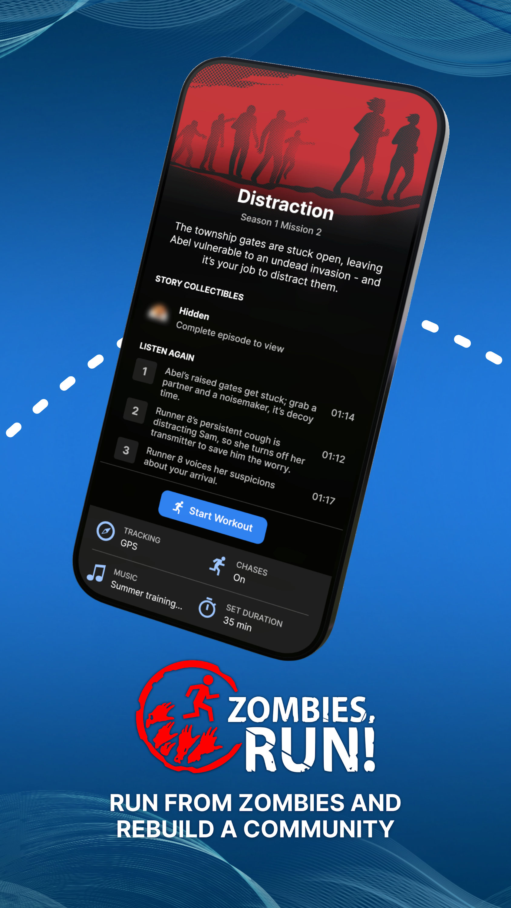 اسکرین شات 3 برنامه ZRX: Zombies Run + Marvel Move
