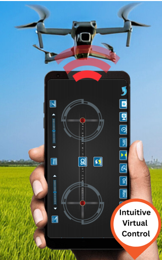 اسکرین شات 4 برنامه Drone RC Quadcopter Controller
