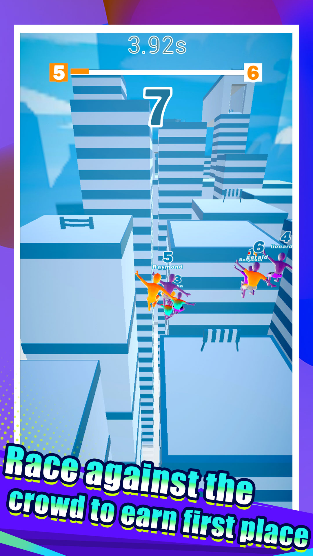 اسکرین شات 3 بازی Stickman Parkour Race