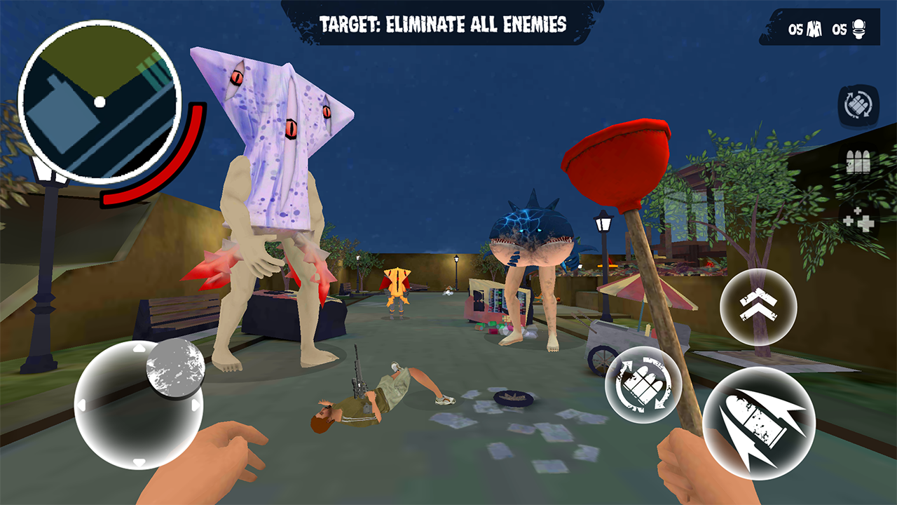 اسکرین شات 3 بازی Titan Head: FPS Shooting