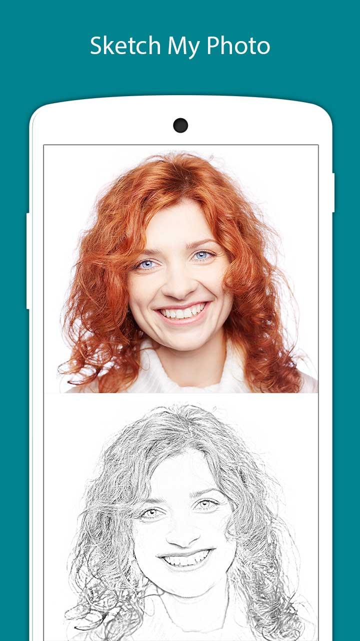 اسکرین شات 2 برنامه Pencil Sketch Photo Editor