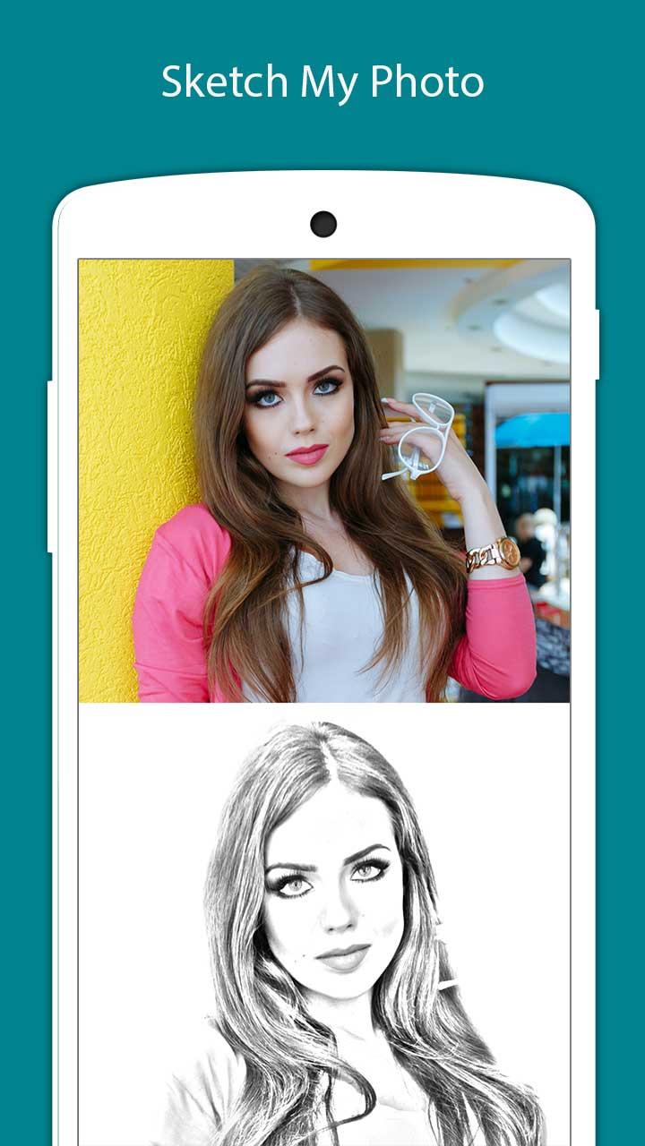 اسکرین شات 3 برنامه Pencil Sketch Photo Editor