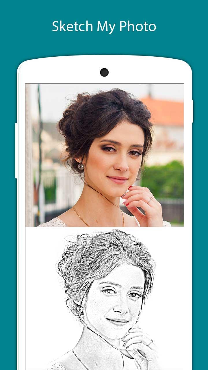 اسکرین شات 1 برنامه Pencil Sketch Photo Editor
