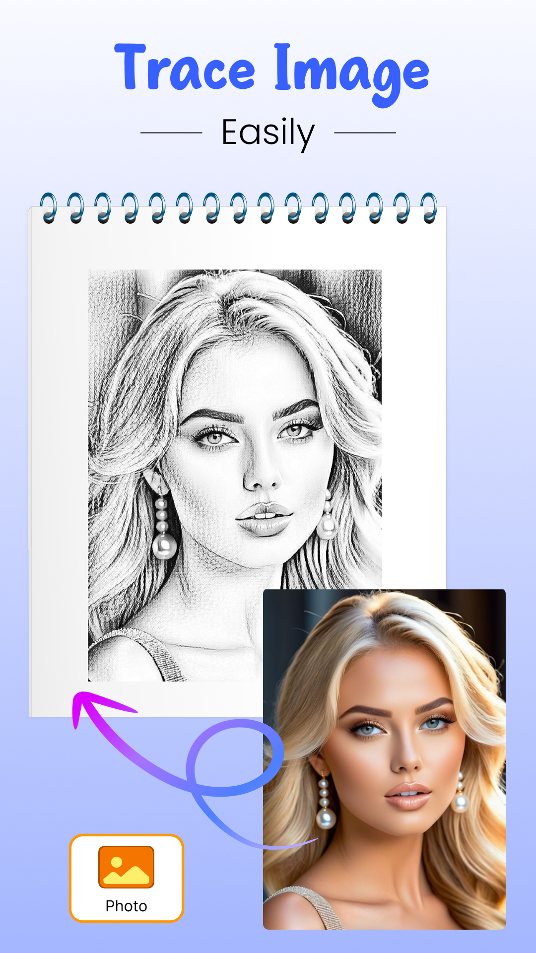 اسکرین شات 5 برنامه AR Drawing Sketch Trace Paint