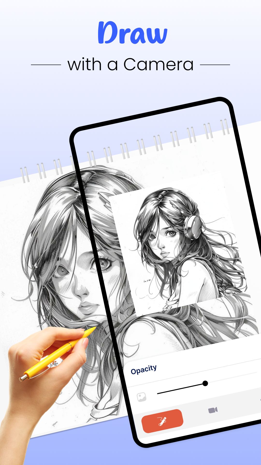 اسکرین شات 1 برنامه AR Drawing Sketch Trace Paint