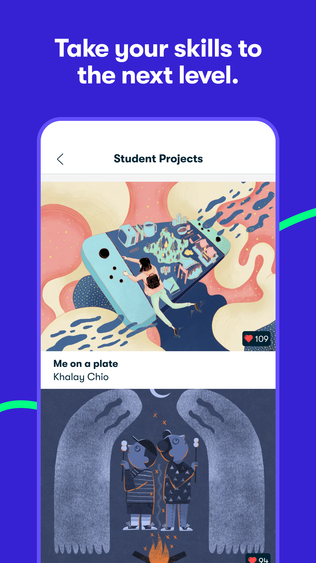اسکرین شات 4 برنامه Skillshare: Online Classes App