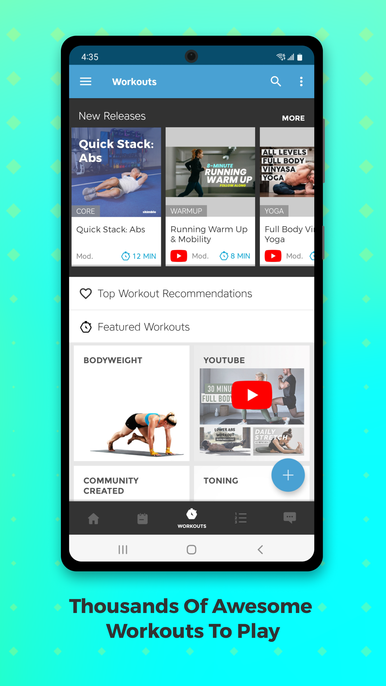 اسکرین شات 8 برنامه Workout Trainer AI