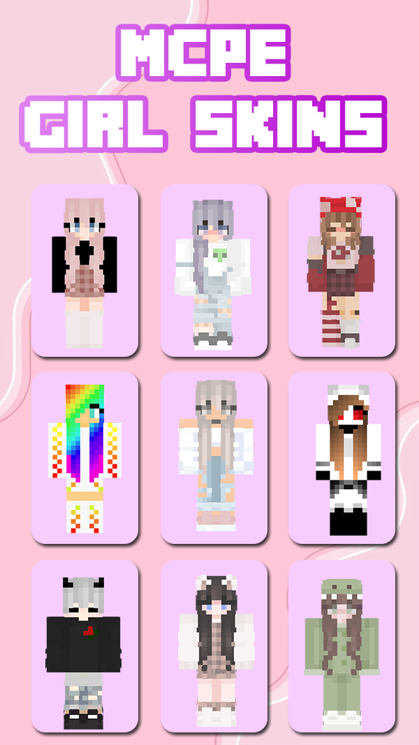 اسکرین شات 4 برنامه Girl Skins for Minecraft