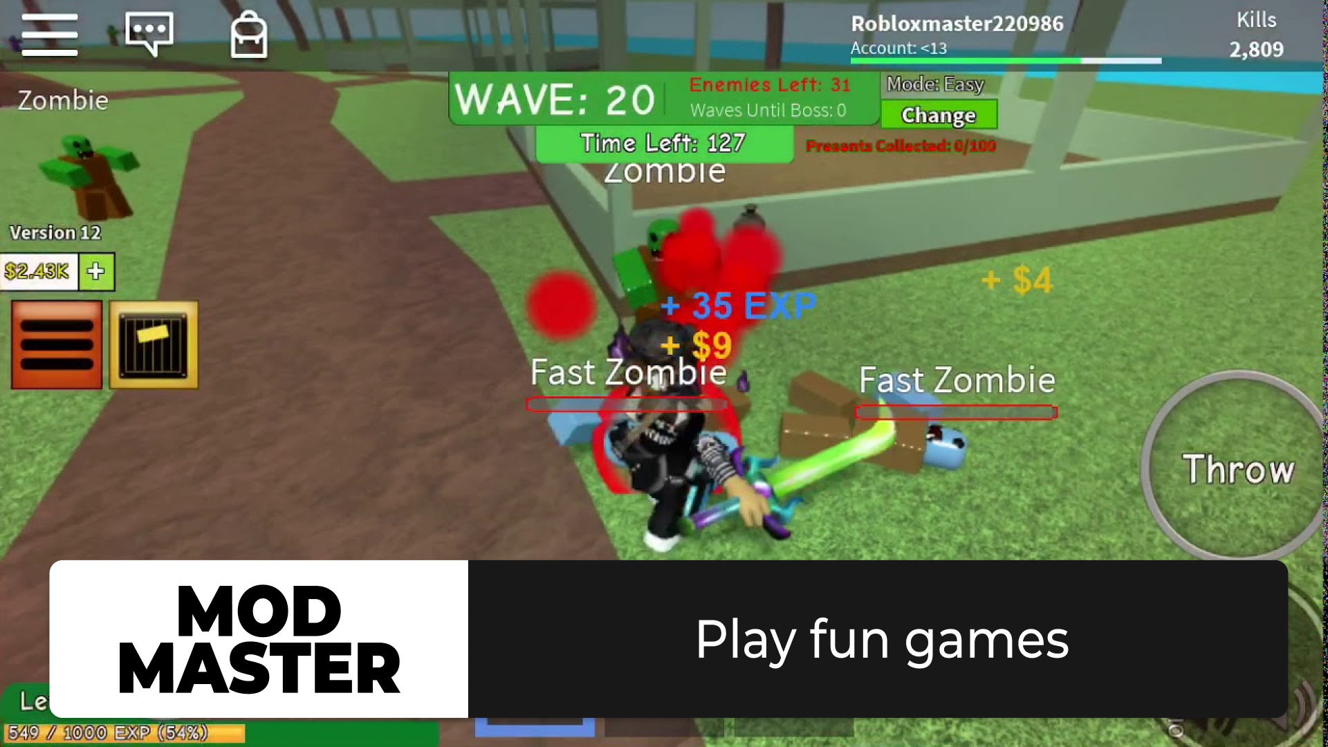 اسکرین شات 2 برنامه Mod master for Roblox