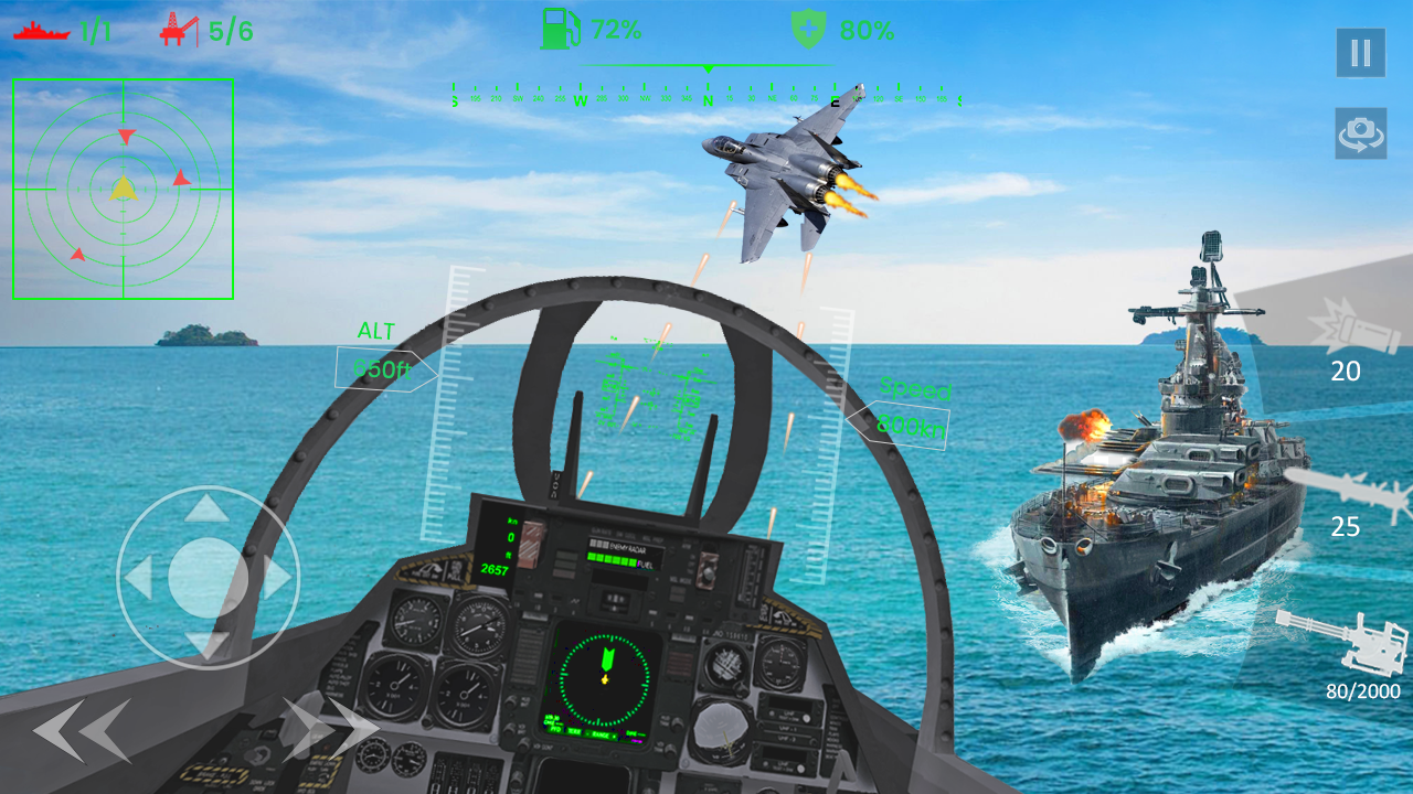 اسکرین شات 5 بازی FlyVRX Fighter Jet - Air Force