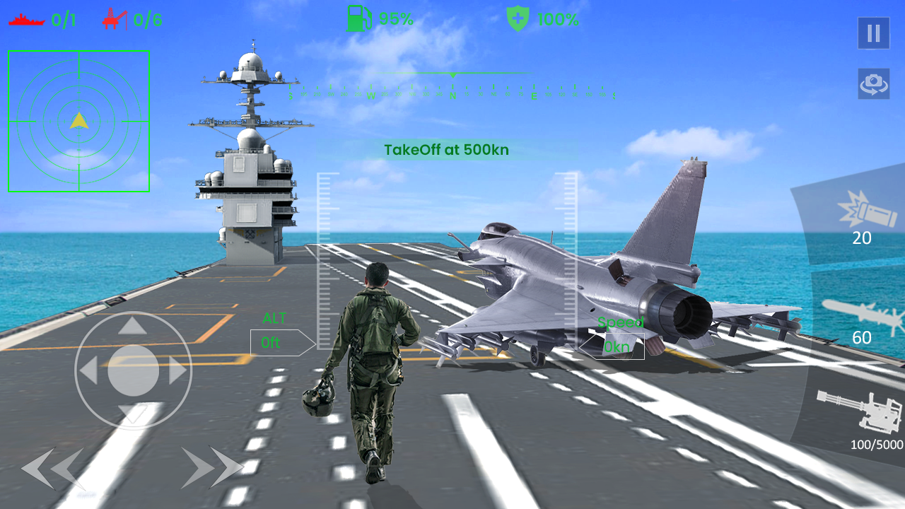 اسکرین شات 1 بازی FlyVRX Fighter Jet - Air Force