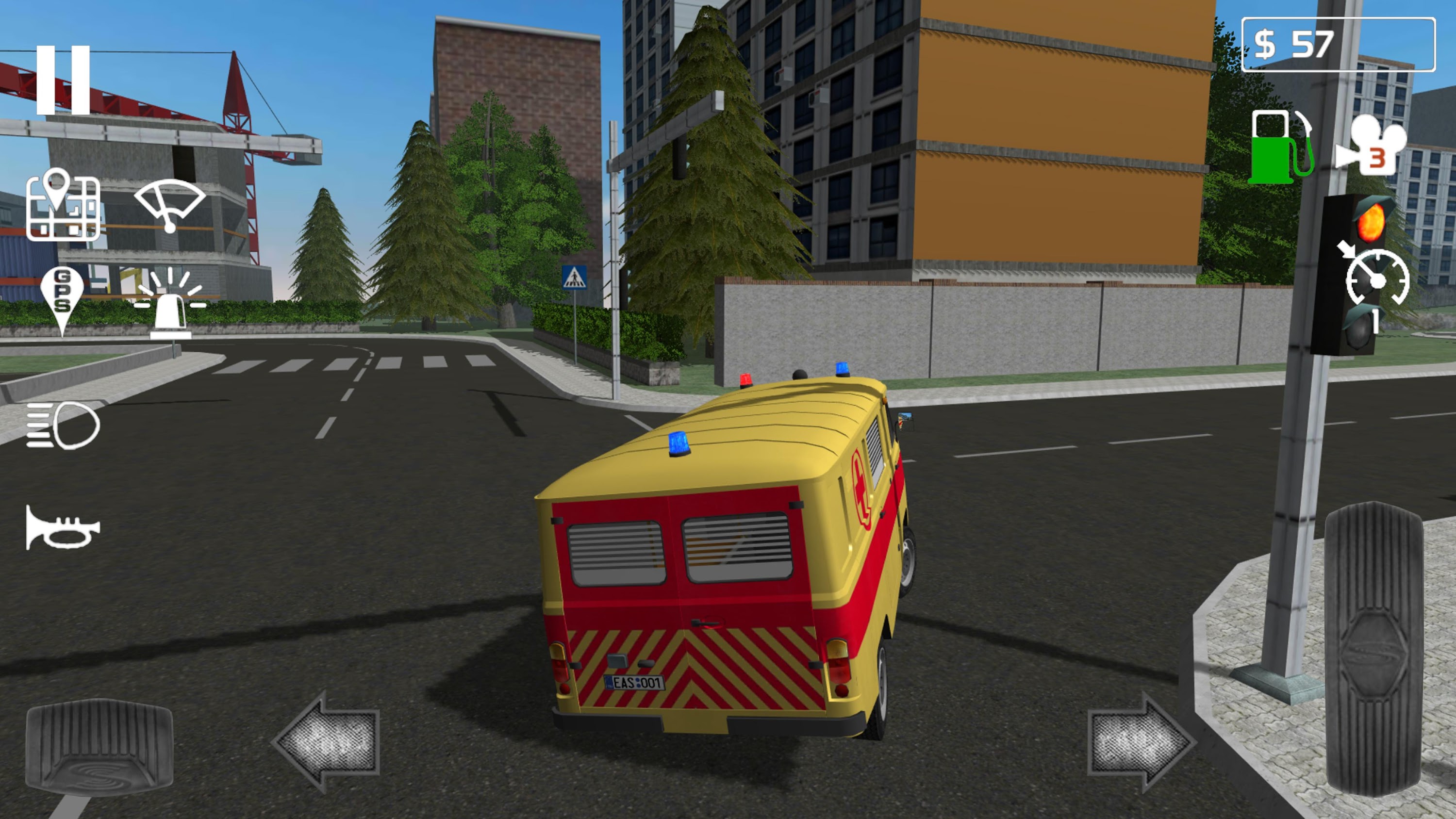 اسکرین شات 3 بازی Emergency Ambulance Simulator